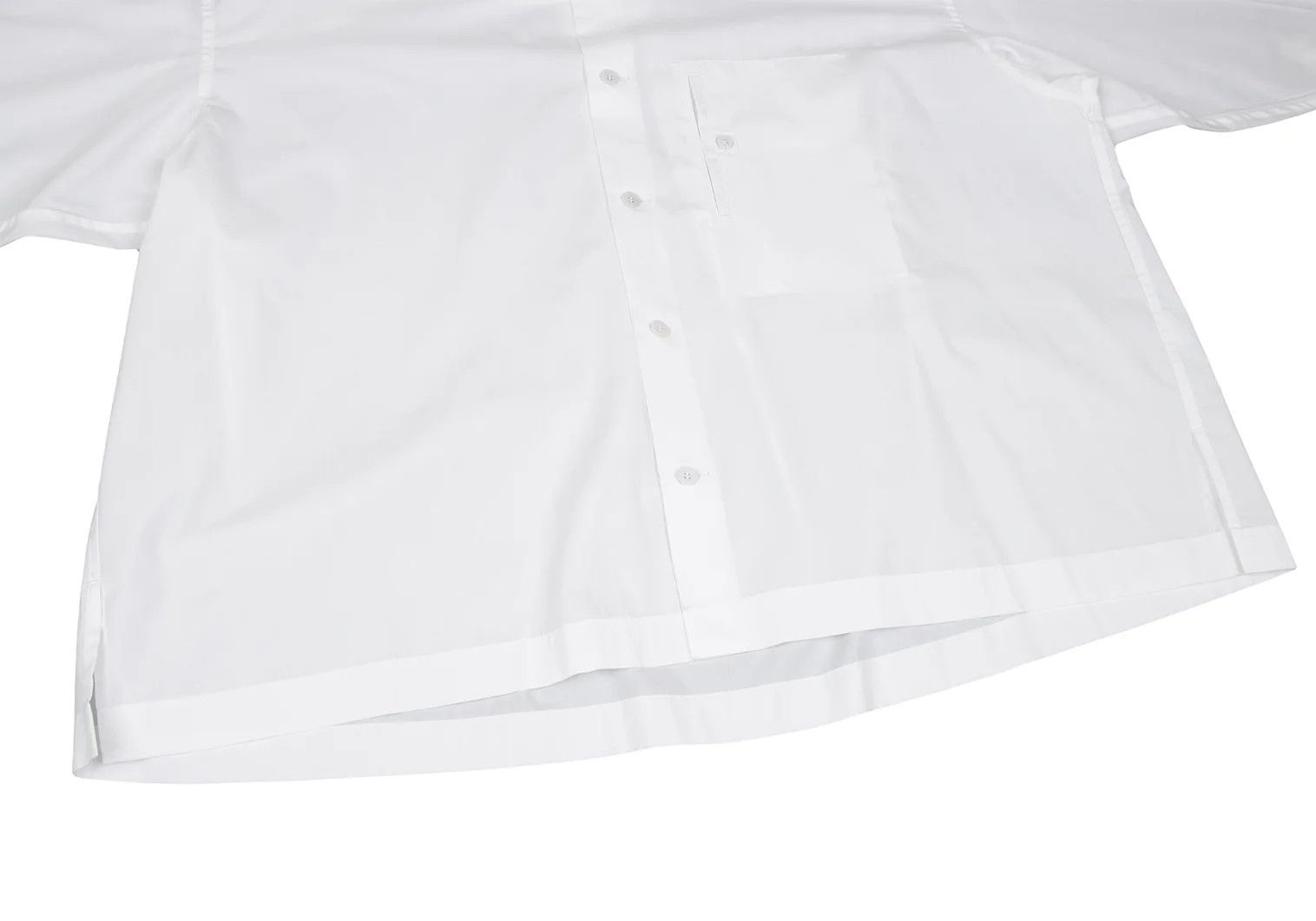 Issey Miyake Oversized Mao Collar Shirt in White Size US S / EU 44-46 / 1 - 11 Thumbnail