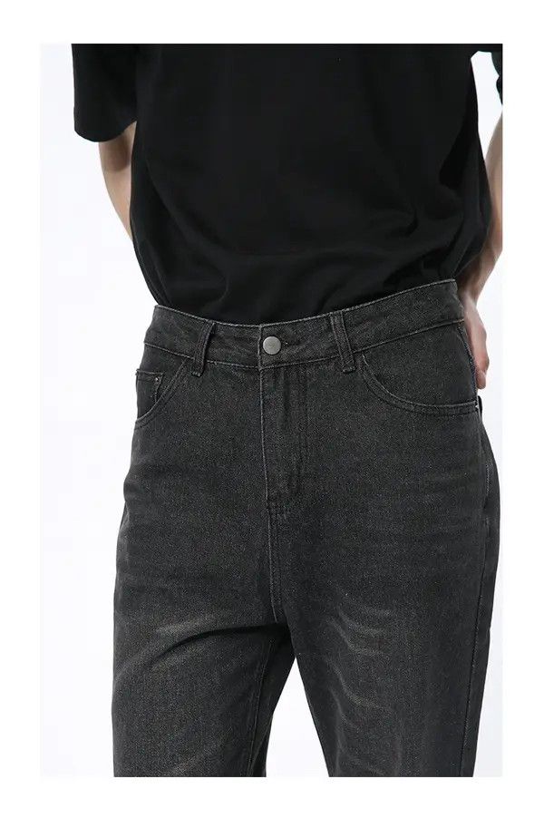 Japanese Brand Nozomi x Sara Vintage Black Loose Washed Bootcut Jeans Size US 32 / EU 48 - 5 Thumbnail