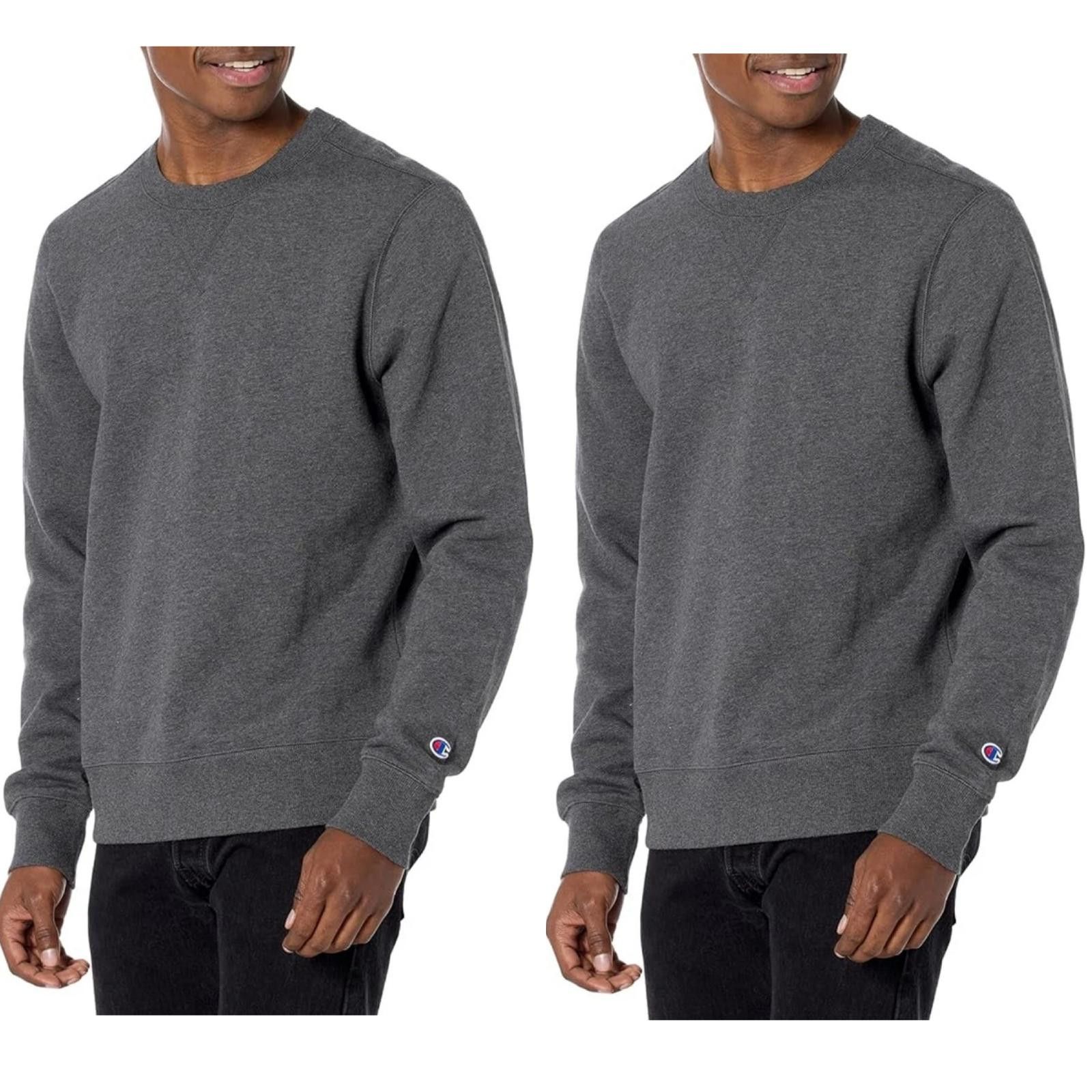 Champion 2 New Champion Mens Medium Sueded Fleece Pullover Sweatshirt Size US M / EU 48-50 / 2 - 1 Thumbnail
