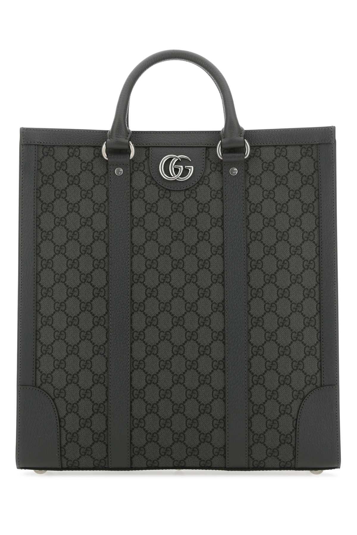 Gucci Gg Supreme Fabric And Leather Ophidia Shopping Bag Size ONE SIZE - 1 Thumbnail