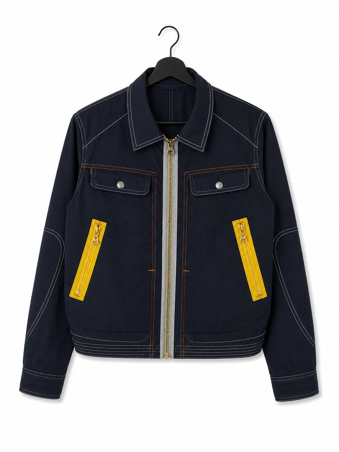 Marithe + Francois Girbaud Vintage Marithé François Girbaud Cropped Utility Jacket Size US S / EU 44-46 / 1 - 1 Thumbnail