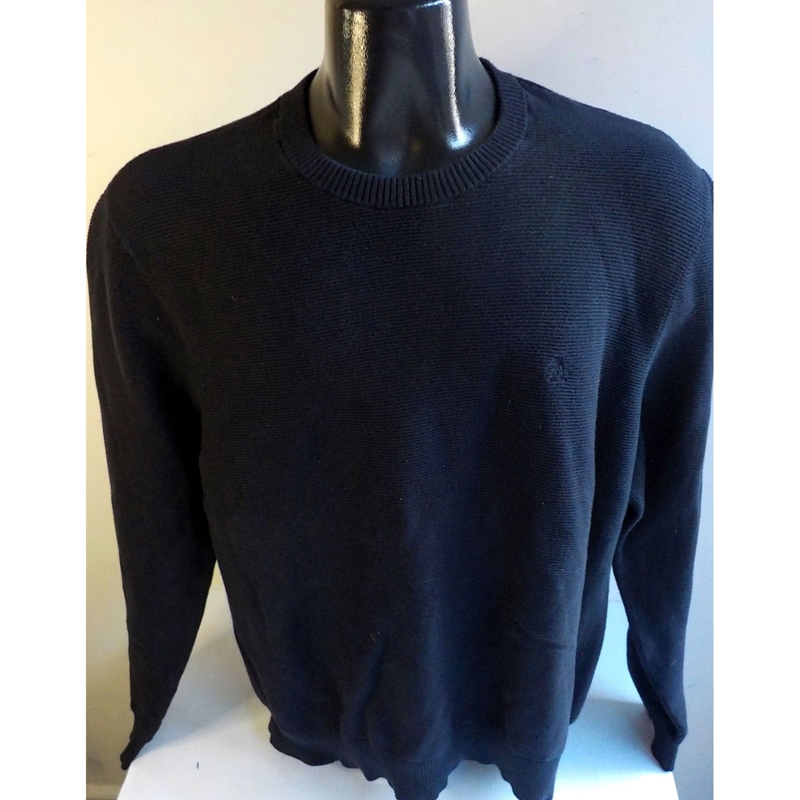 Vintage VINTAGE Penguin Mens Long Sleeve Pullover Knit Crew Neck Sweater Black Cotton XXL Size US XXL / EU 58 / 5 - 2 Thumbnail