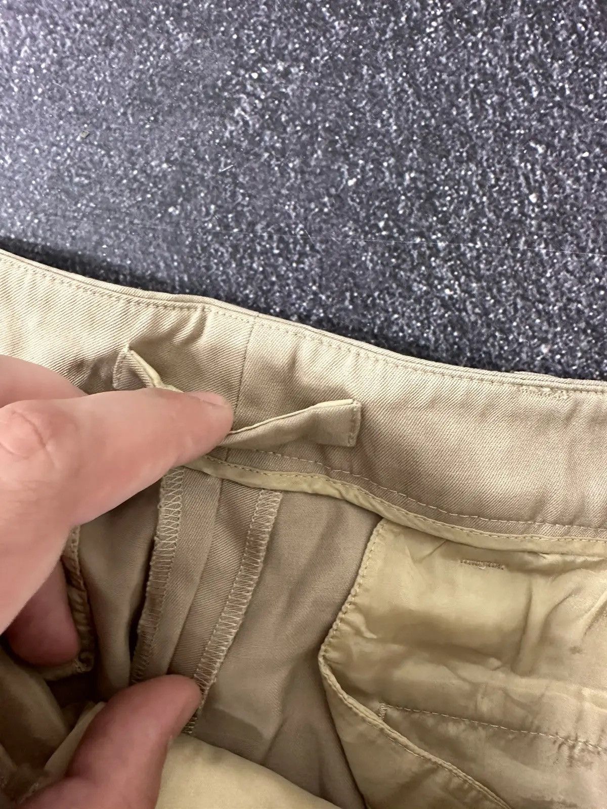 Prada Prada Women's Beige Luxury Classic Wool Pants Trousers Size 28" / US 6 / IT 42 - 6 Thumbnail