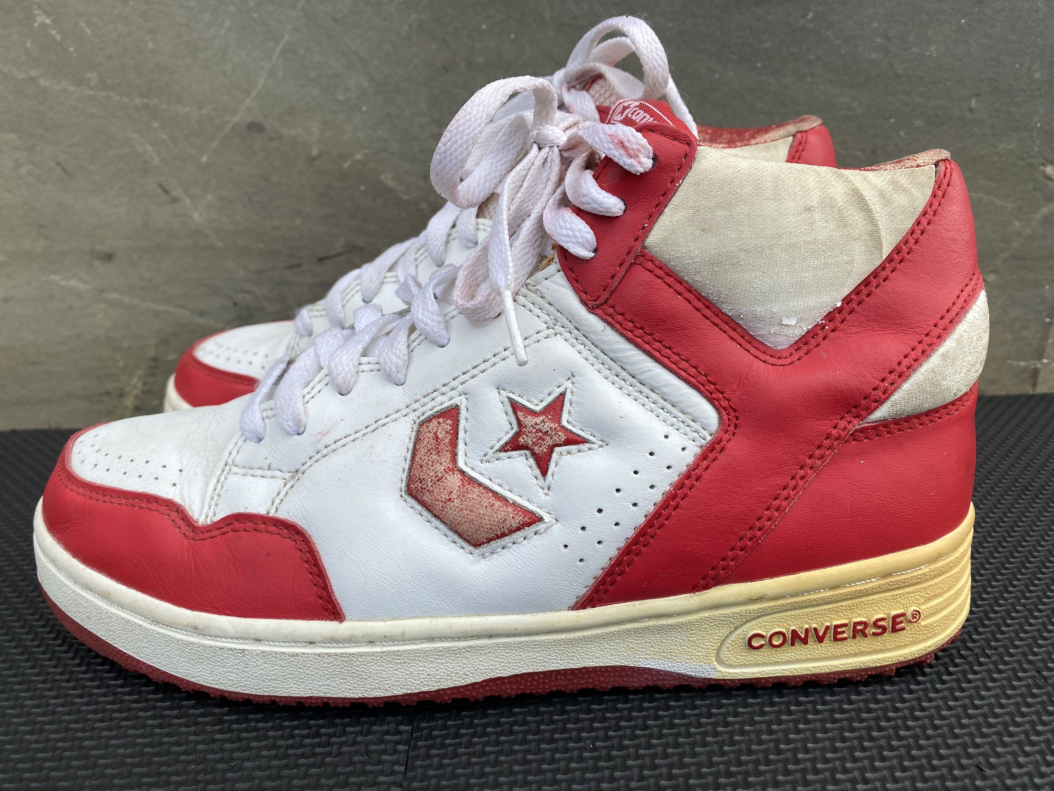 Converse × Vintage Converse Weapon OG Basketball High top Made in Taiwan Size US 8.5 / EU 41-42 - 5 Thumbnail