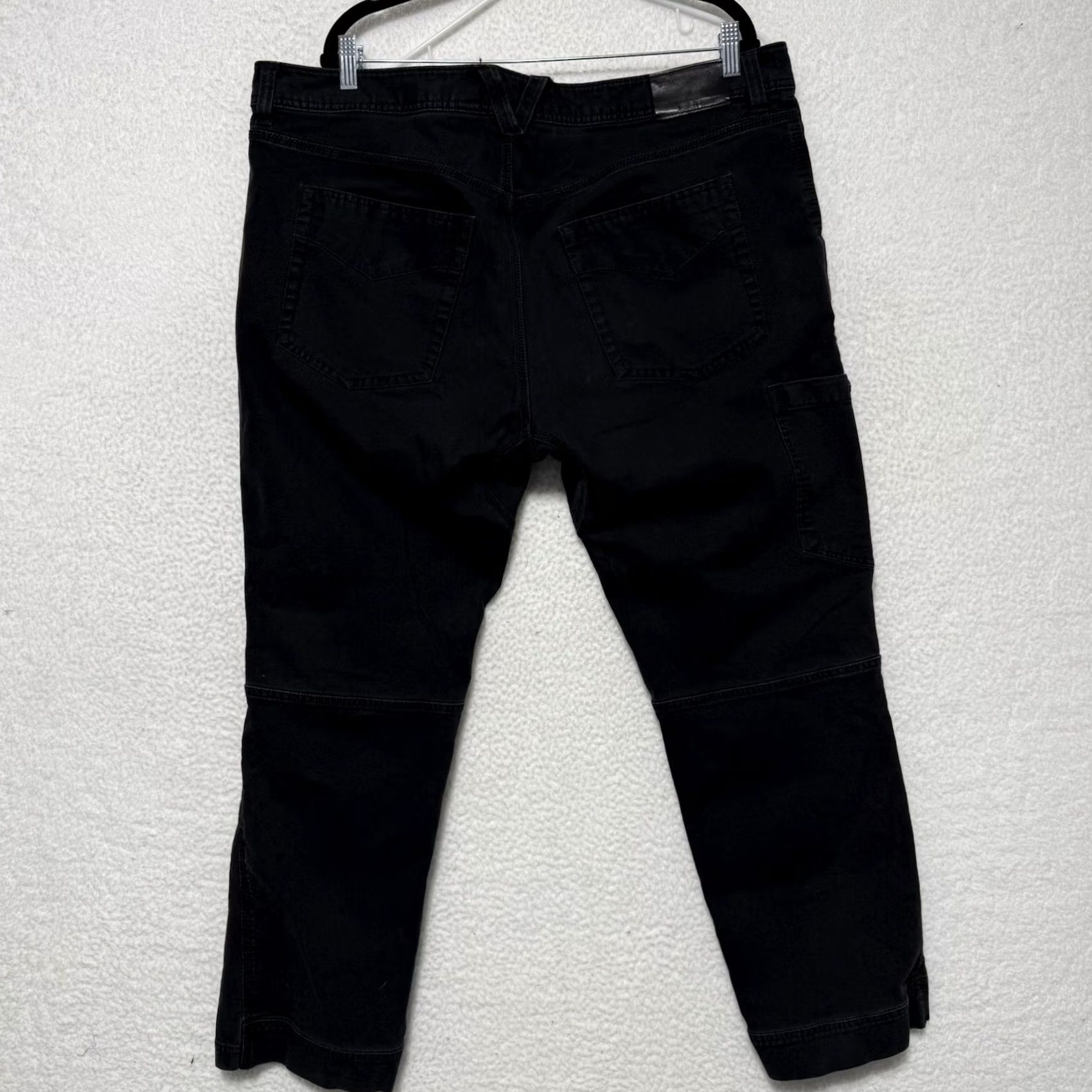 Harley Davidson Harley-Davidson Carpenter Pants Black Mens Size 40 Inseam 28 5-Pocket Double Knee Workwear Casual Size US 40 / EU 56 - 2 Thumbnail