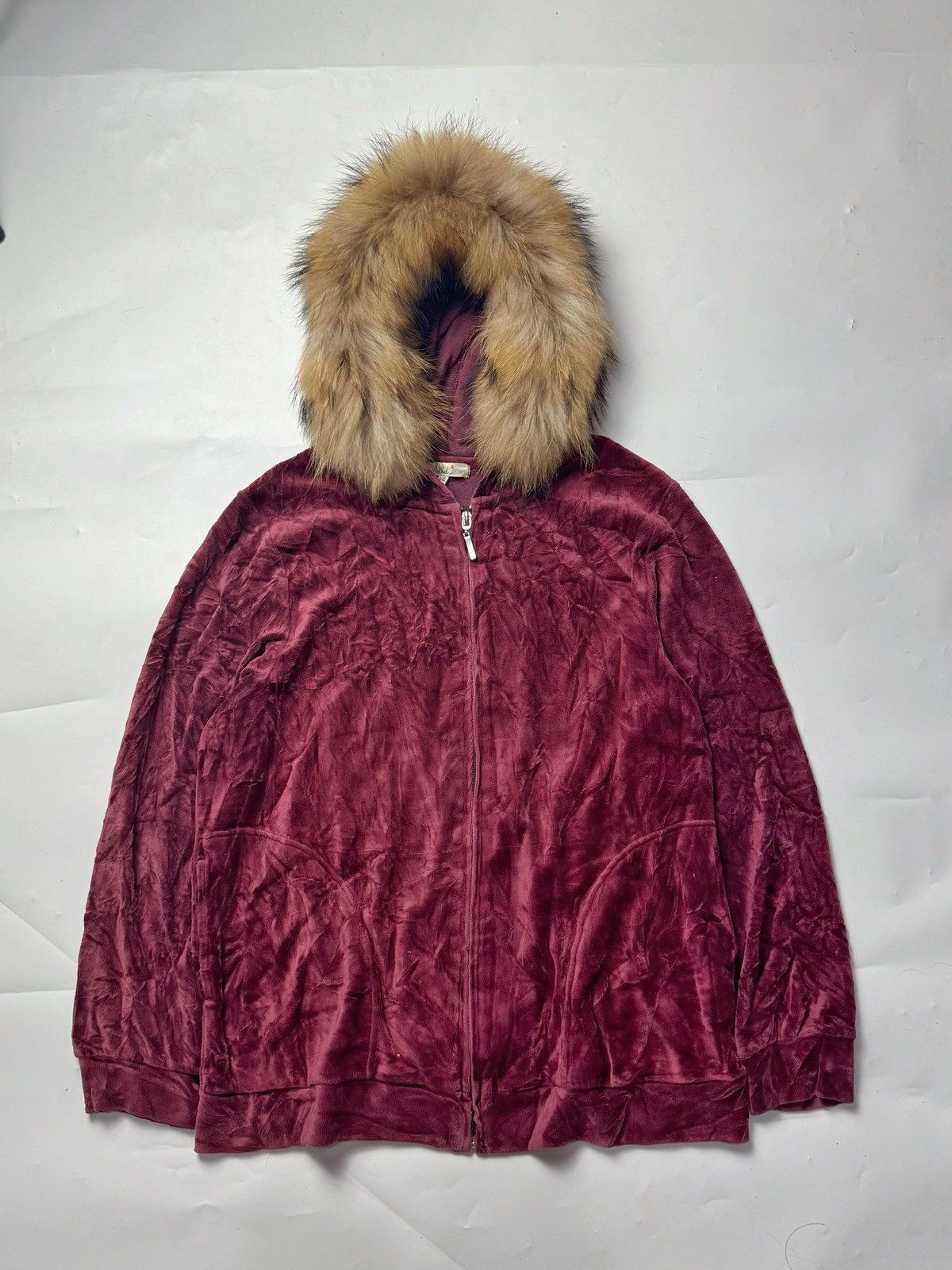 Hysteric Glamour × Japanese Brand × Le Grande Bleu (L.G.B.) Fur Velvet Hoodie Japanese Style Size US M / EU 48-50 / 2 - 2 Thumbnail