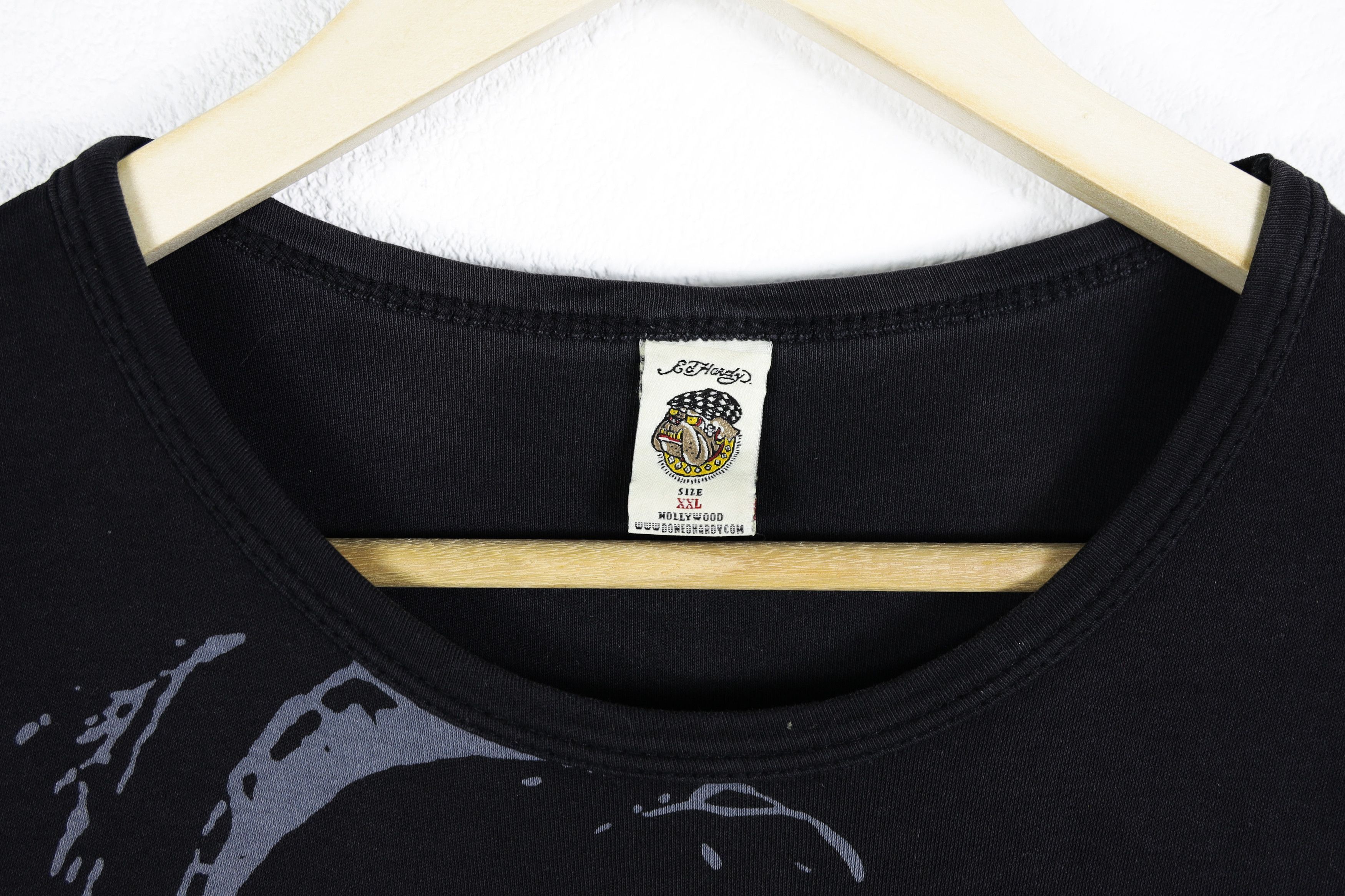 Christian Audigier Vintage Ed Hardy by Christian Audigier Tiger Graphic T-shirt Size US XL / EU 56 / 4 - 4 Thumbnail