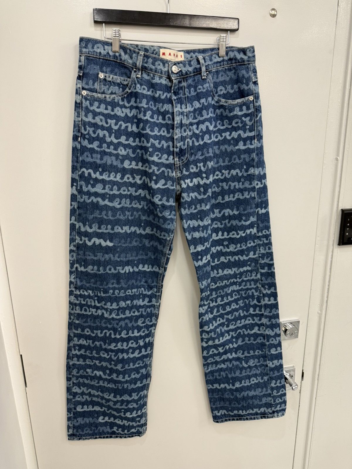 Marni Marni Blue Denim Jeans Size US 34 / EU 50 - 2 Thumbnail