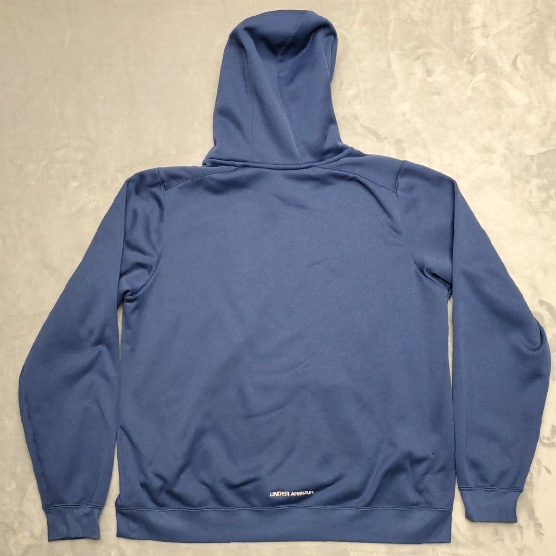 Under Armour Under Armour Hoodie Womens XL Blue Hooded 100% Polyester Pullover Sweatshirt Size XL / US 12-14 / IT 48-50 - 5 Thumbnail