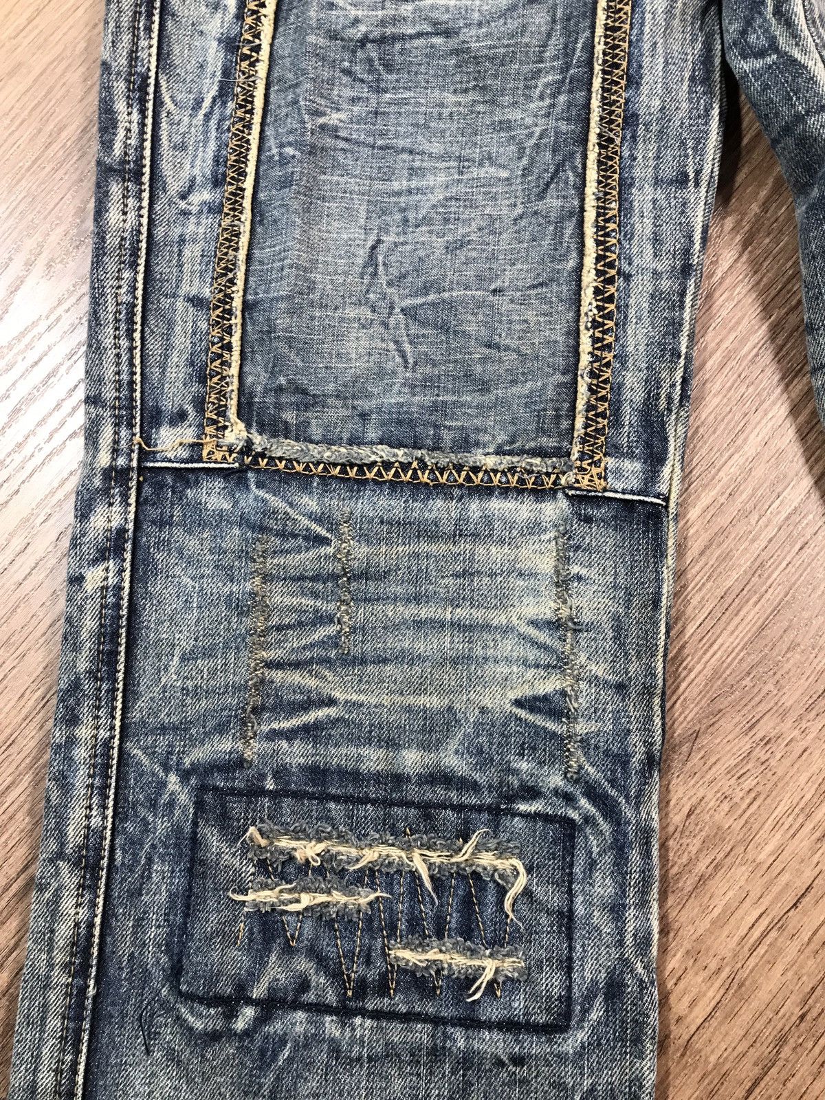 Japanese Brand × Vintage Vintage Distressed Denim Pants Jeans Size 28" / US 6 / IT 42 - 4 Thumbnail
