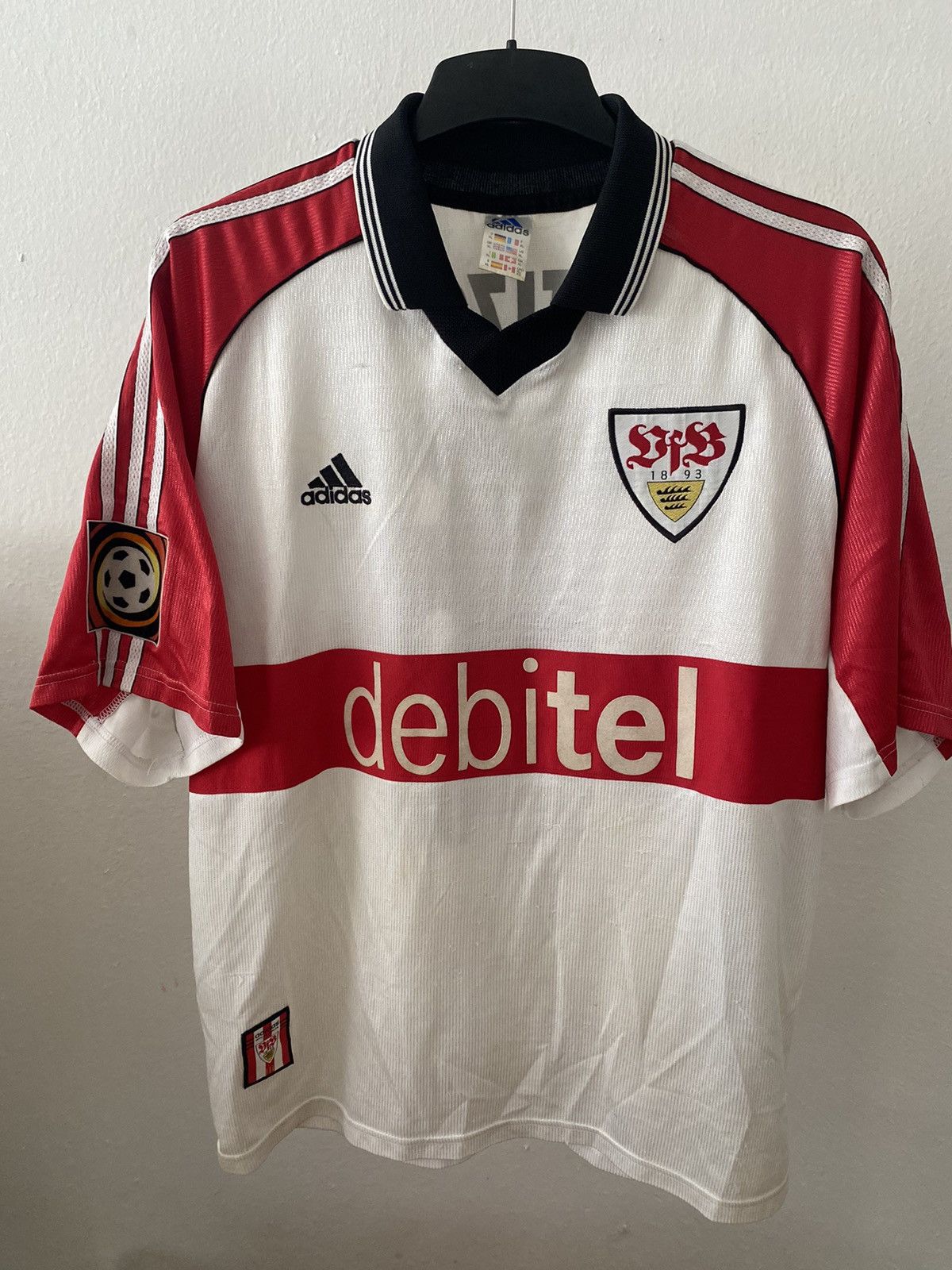 Adidas × Vintage JERSEY STUTTGART 1998 #18 [Catizone] MATCH WORN ?! VINTAGE Size US XL / EU 56 / 4 - 1 Thumbnail