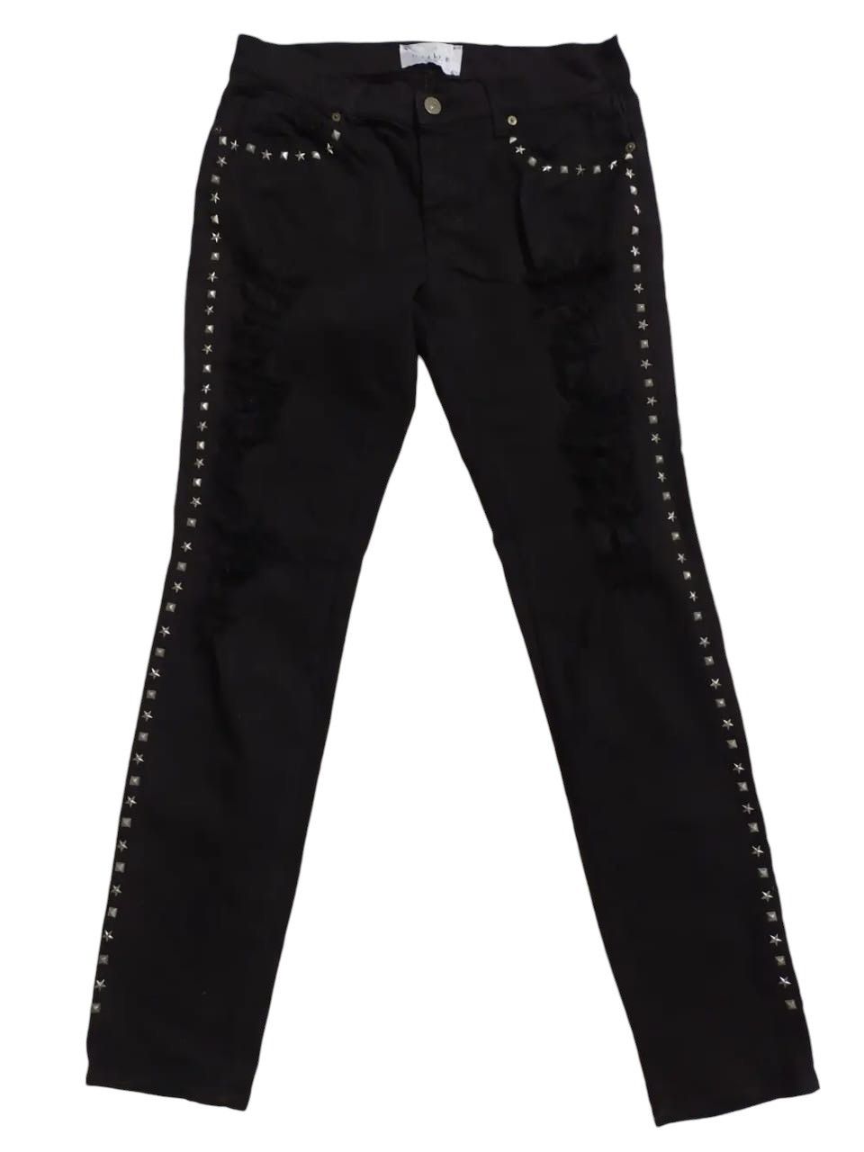 Gaelle Paris Gaelle Paris Distressed Studded star Design pants Size 28" / US 6 / IT 42 - 1 Thumbnail