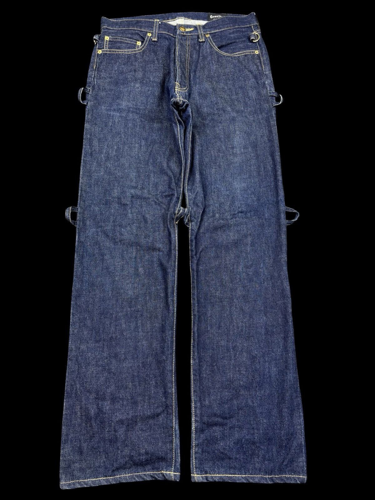 Japanese Brand 💥VERY RARE💥Lowrider Japan Selvedge Zipper Denim F698 Size US 31 - 2 Thumbnail