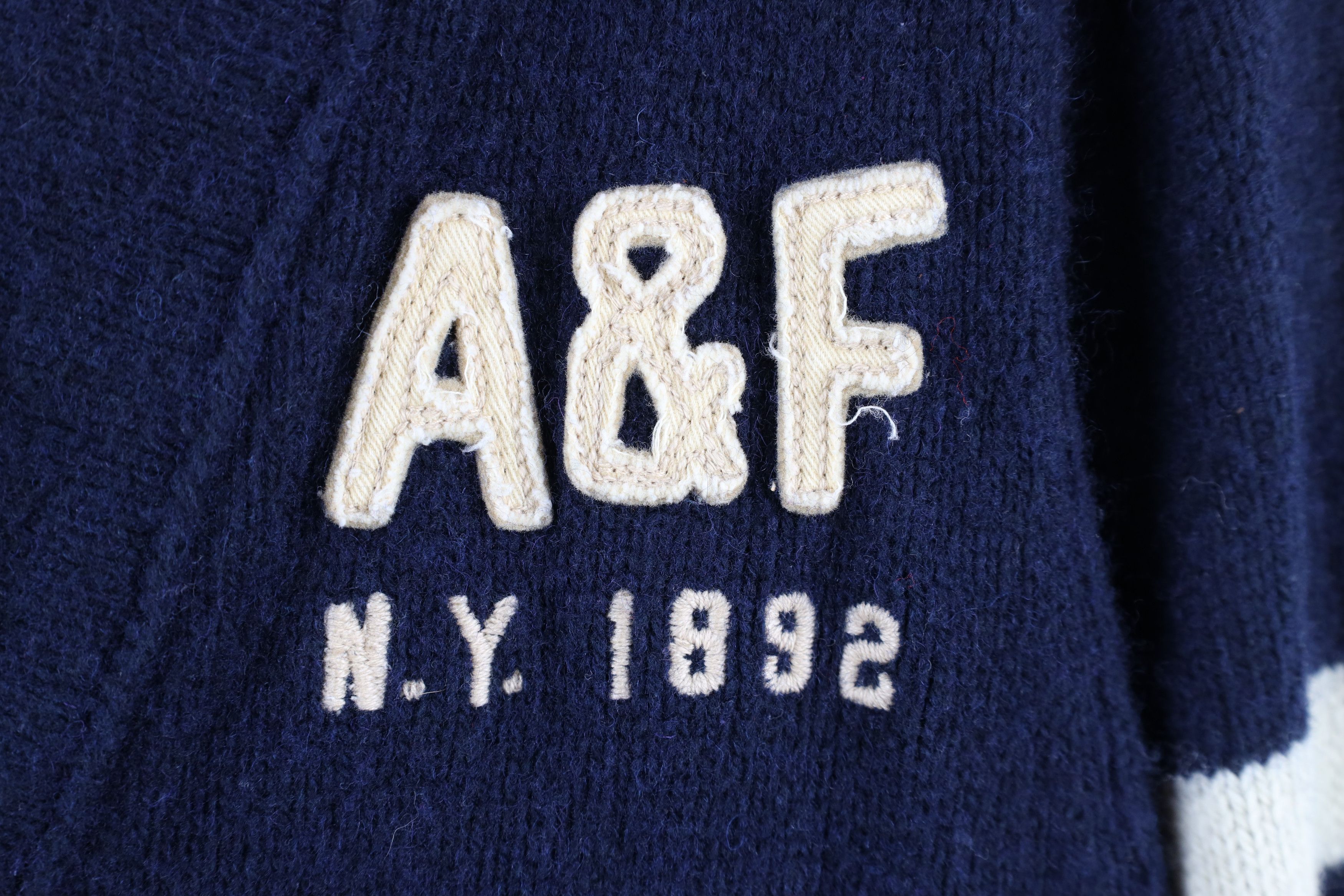 Abercrombie & Fitch × Vintage Vintage Abercrombie & Fitch Spell Wool Knit Cardigan Sweater Size US L / EU 52-54 / 3 - 3 Thumbnail