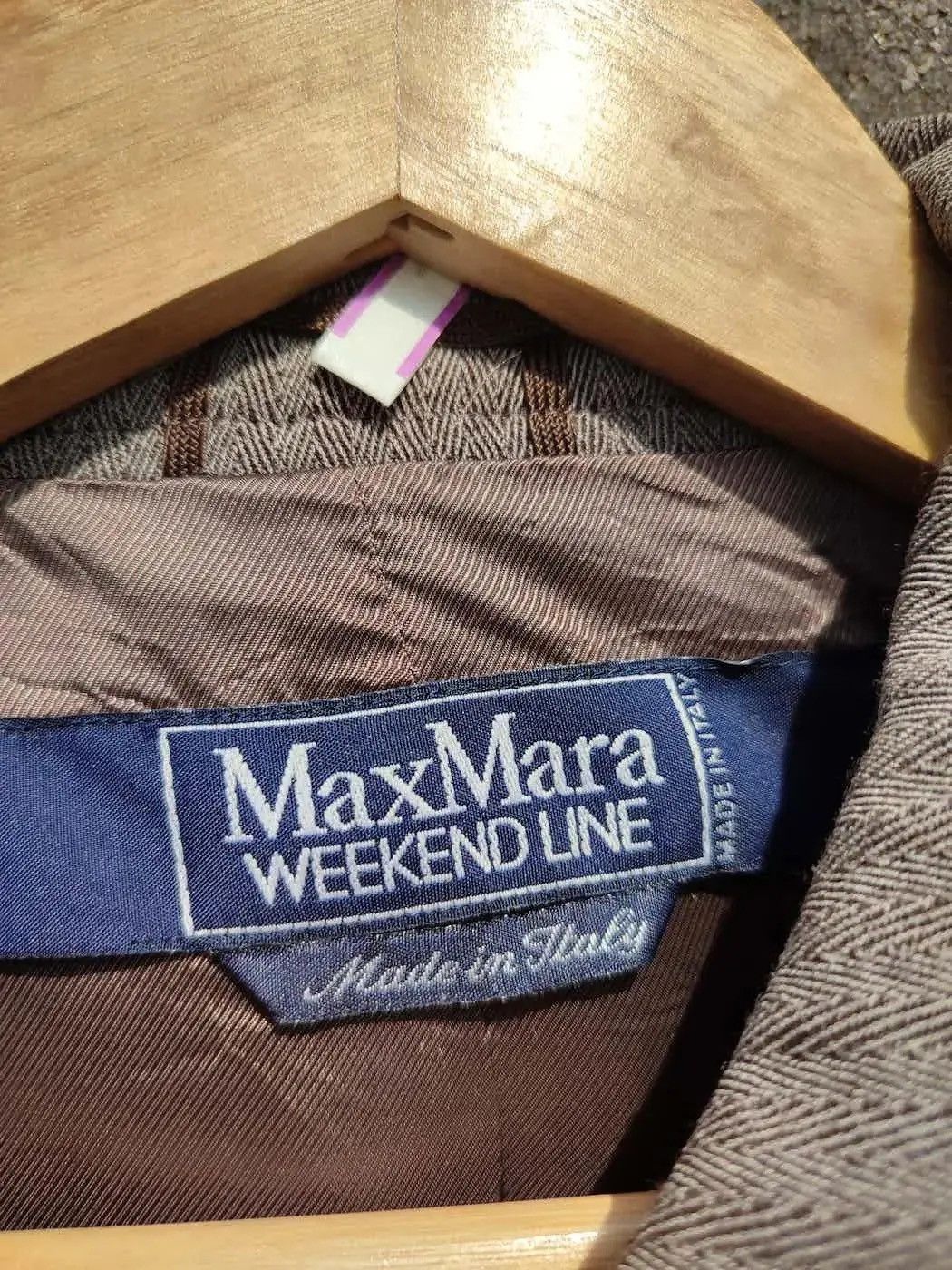 Designer × Max Mara MaxMara Weekend Line Wool Blend Collarless Blazer Size M / US 6-8 / IT 42-44 - 14 Thumbnail