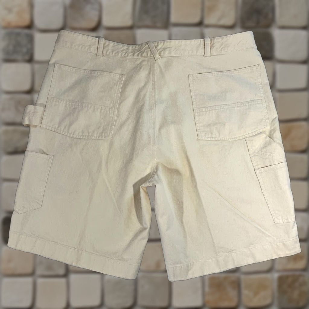 Polo Ralph Lauren VINTAGE Polo Ralph Lauren Men Carpenter Shorts 42 10" Off-White 90s Mens Shorts Carpenter Polo Ralph Lauren Filthy? Size US XL / EU 56 / 4 - 1 Thumbnail