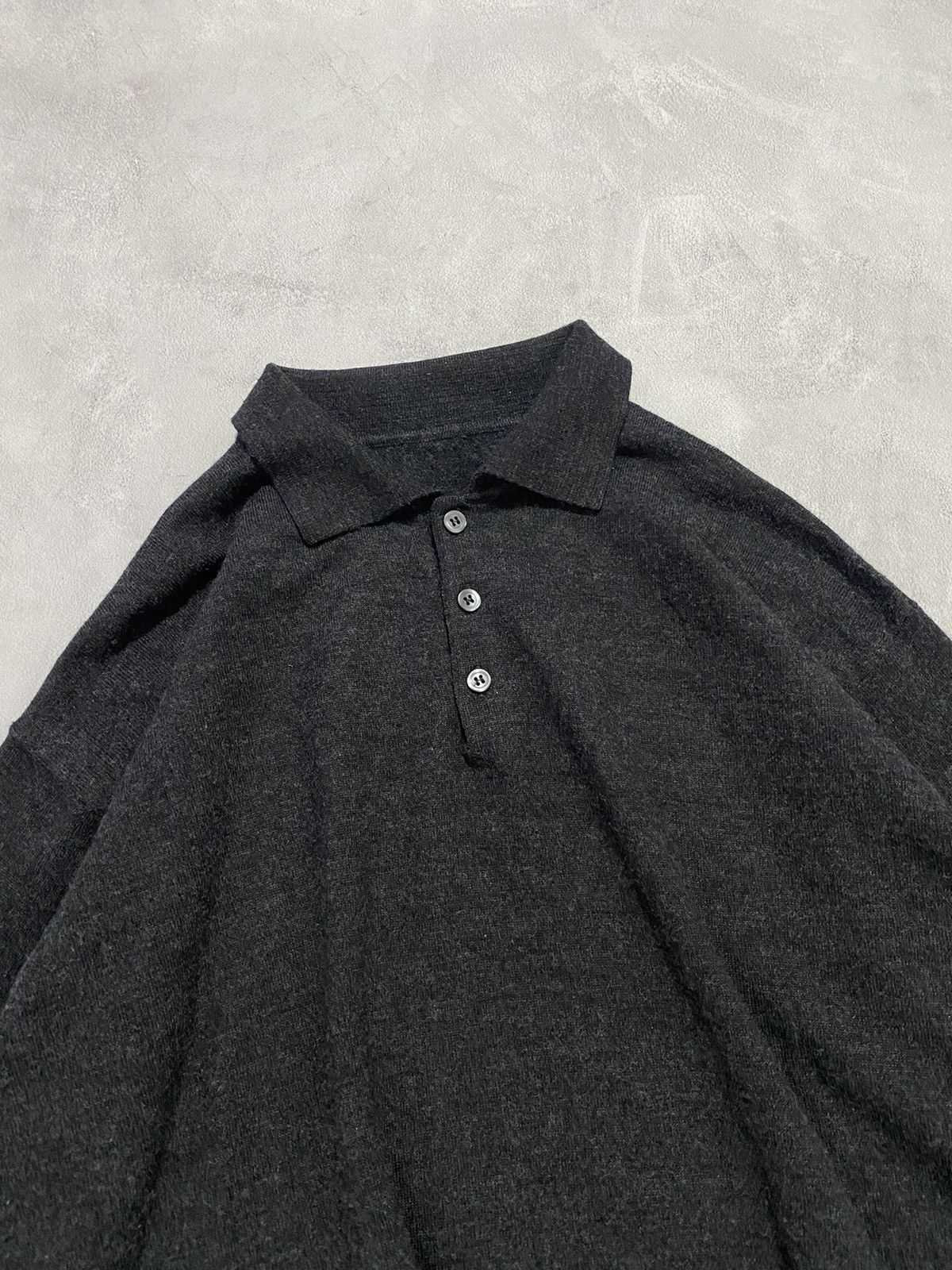 Vintage 🔪 Vintage Longsleeve shirt button wool cashmere Size US XL / EU 56 / 4 - 3 Thumbnail