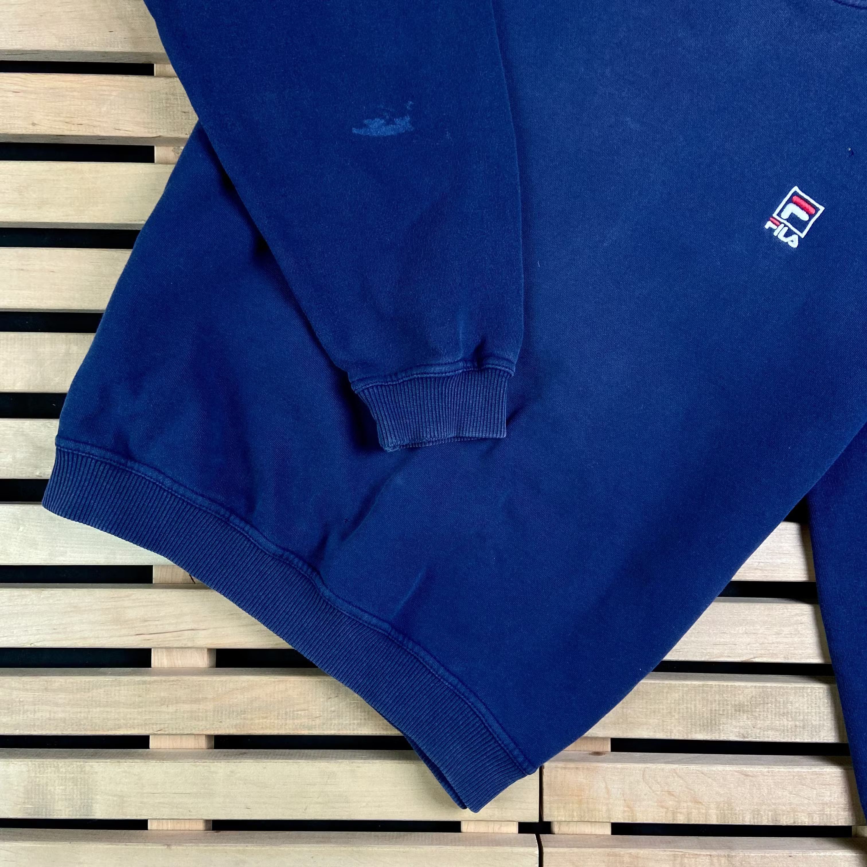 Fila × Vintage Mens Vintage Sweatshirt Fila Size S Size US S / EU 44-46 / 1 - 3 Thumbnail