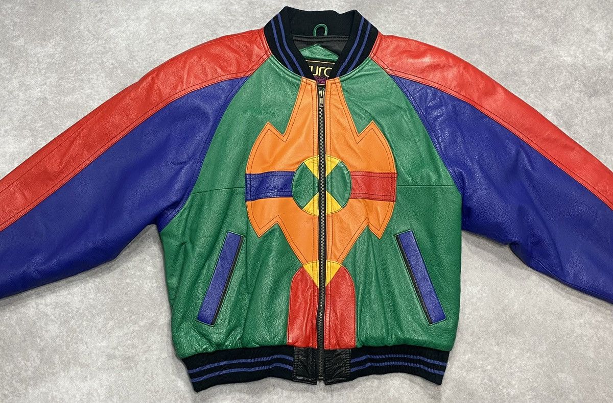 Vintage 80’s Vintage Winlit Leather Bomber Jacket Size US S / EU 44-46 / 1 - 2 Thumbnail