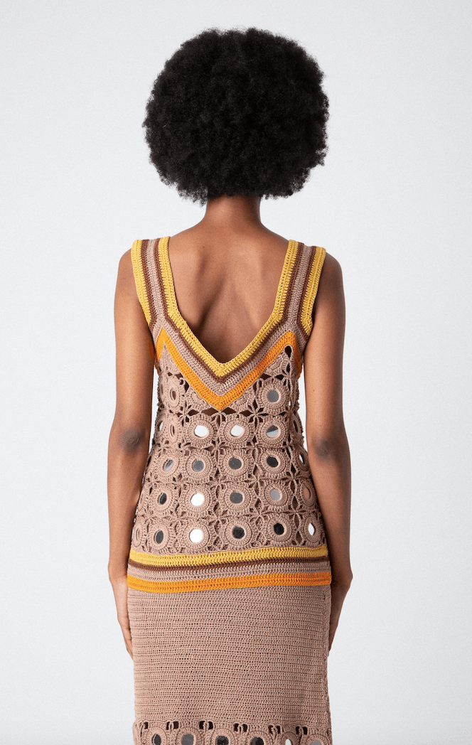 Wales Bonner $750 Wales Bonner Marimba Crochet Top Size S / US 4 / IT 40 - 4 Thumbnail