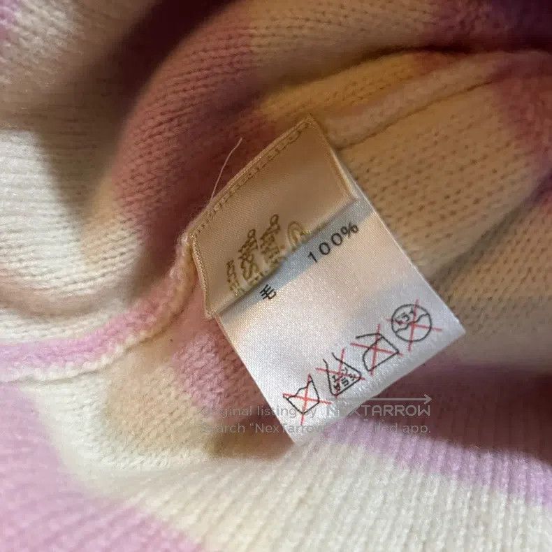 Vivienne Westwood Vivienne Westwood Pink Striped Ear Flap Hat Size ONE SIZE - 5 Thumbnail