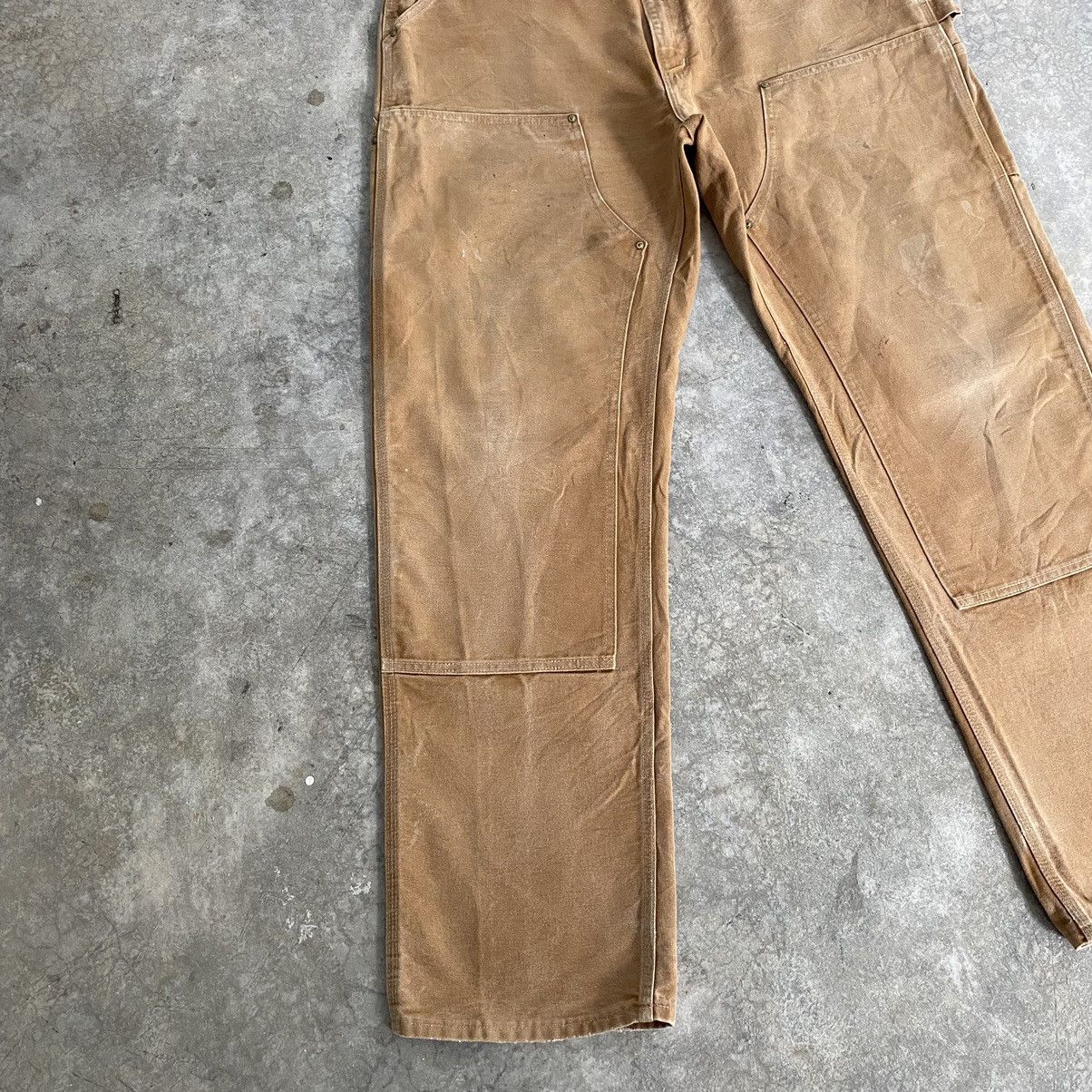 Carhartt Vintage Carhartt Double Knee Faded Tan Carpenter Pants Size US 39 - 5 Thumbnail