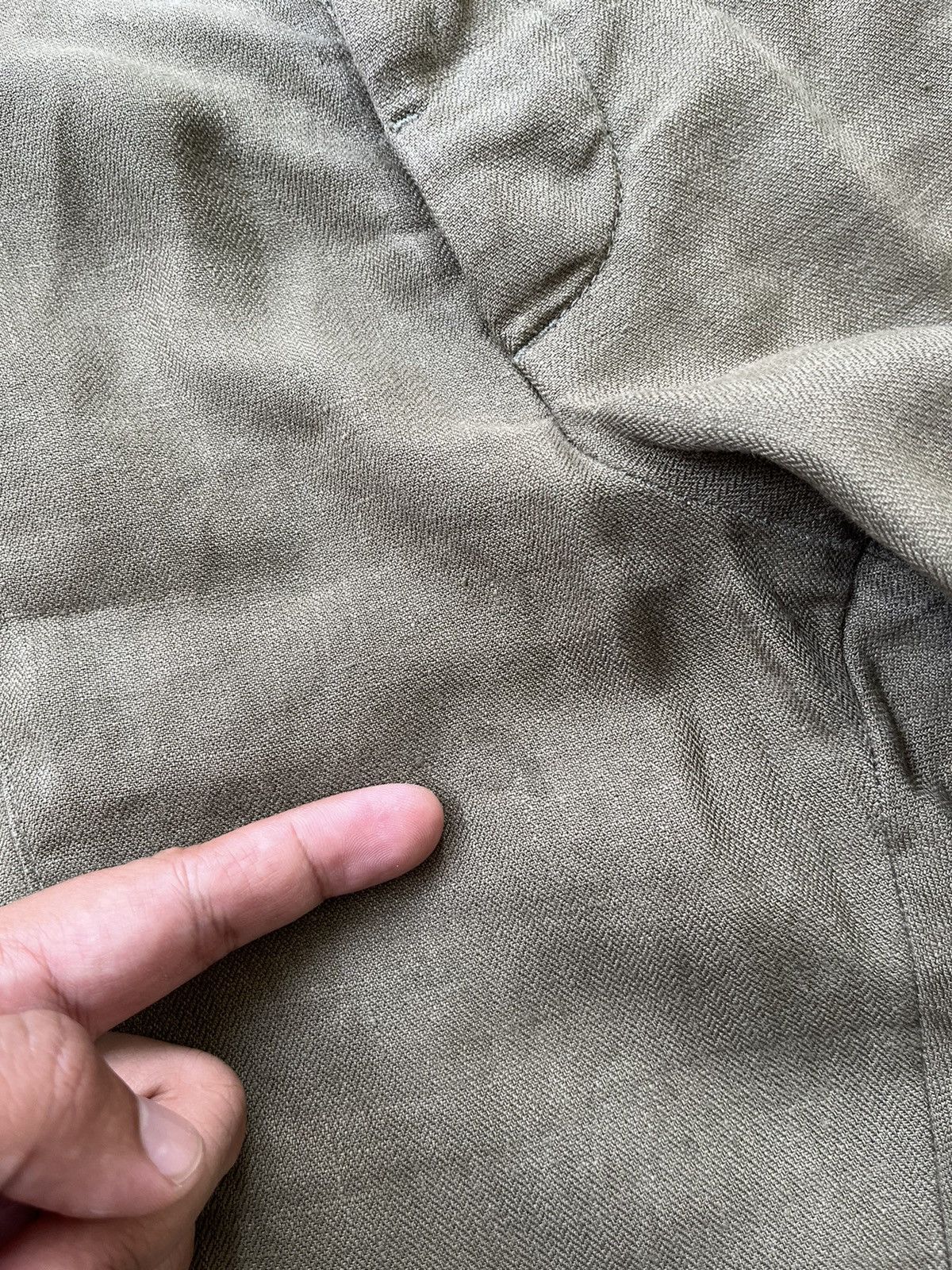Balenciaga Balenciaga Bush Linen Pants Size 33" - 19 Thumbnail