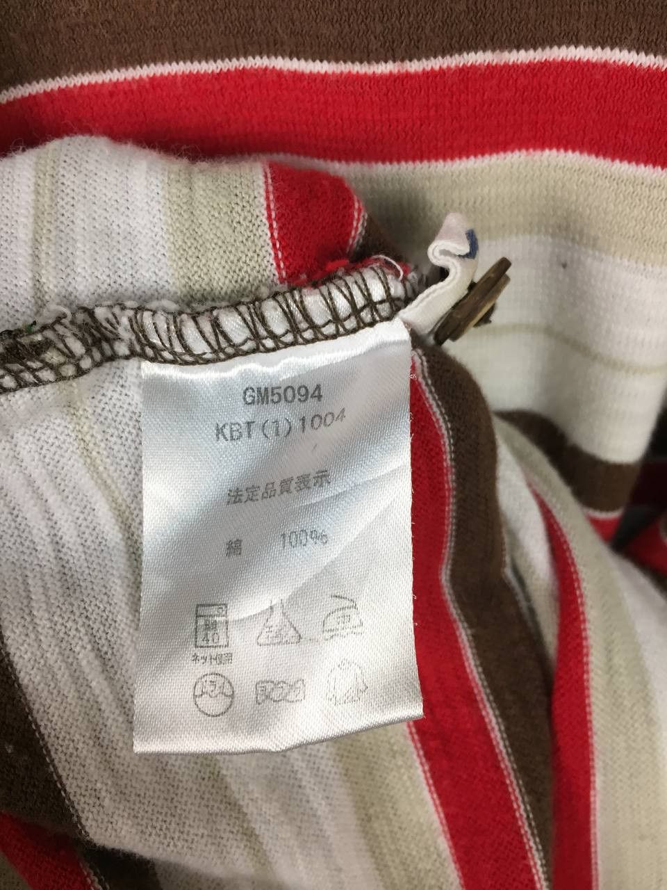 Hang Ten × Vintage Vtg Hang Ten Embroidered Logo Striped Polo Tee Size US XL / EU 56 / 4 - 11 Thumbnail