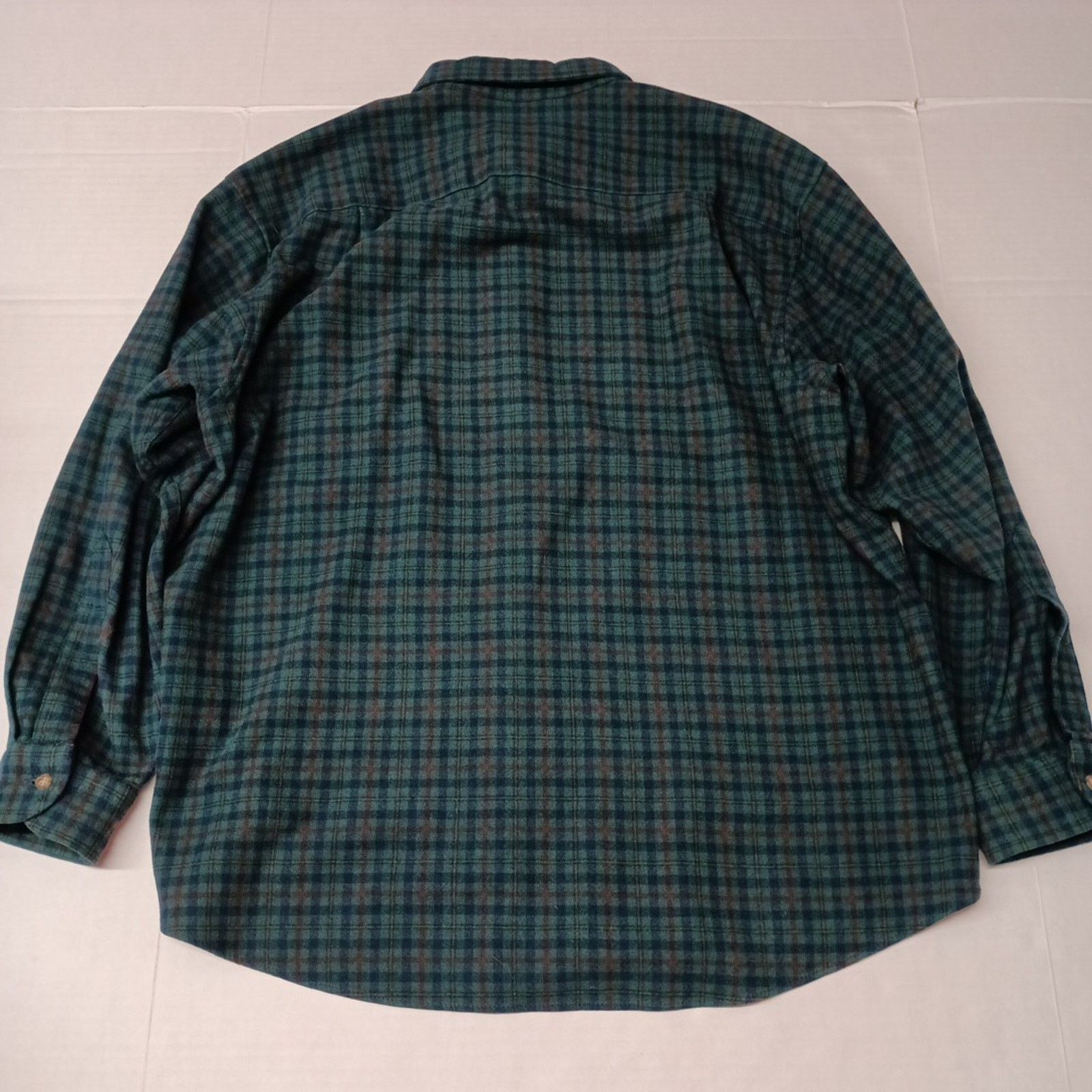 Pendleton Vin Pendleton Wool Flannel Check Plaid Green Blue Men's XL Size US XL / EU 56 / 4 - 8 Thumbnail