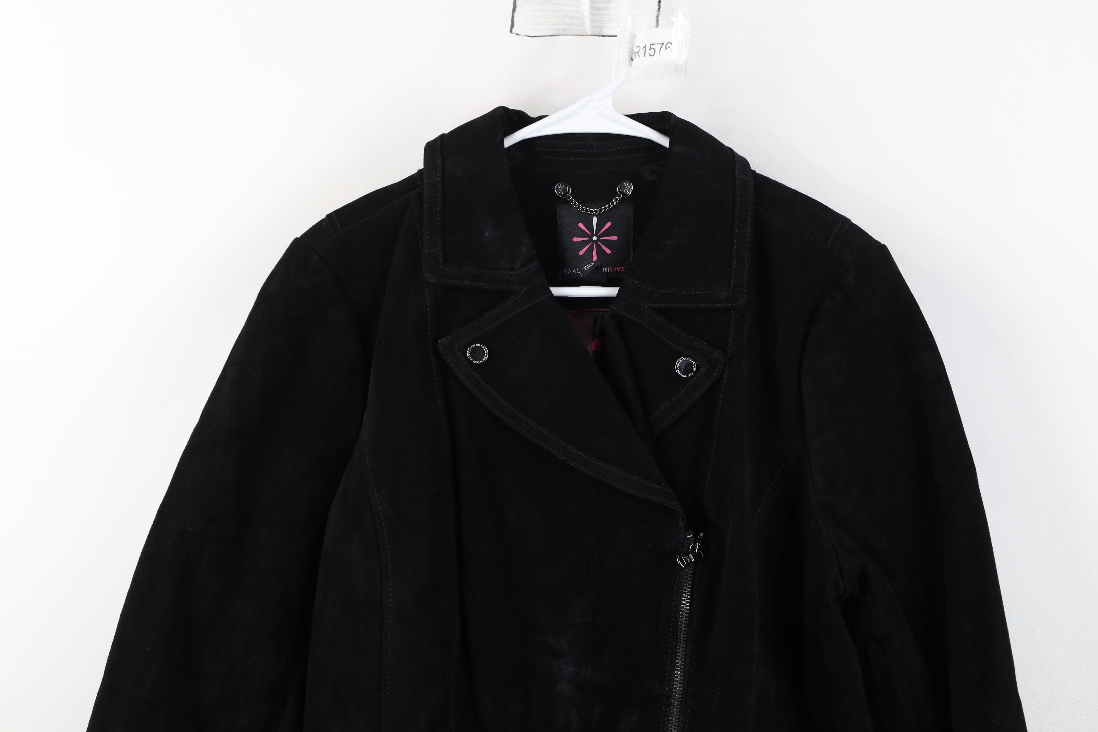 Vintage Vintage Y2K Streetwear Babydoll Suede Leather Bomber Jacket Size XL / US 12-14 / IT 48-50 - 2 Thumbnail