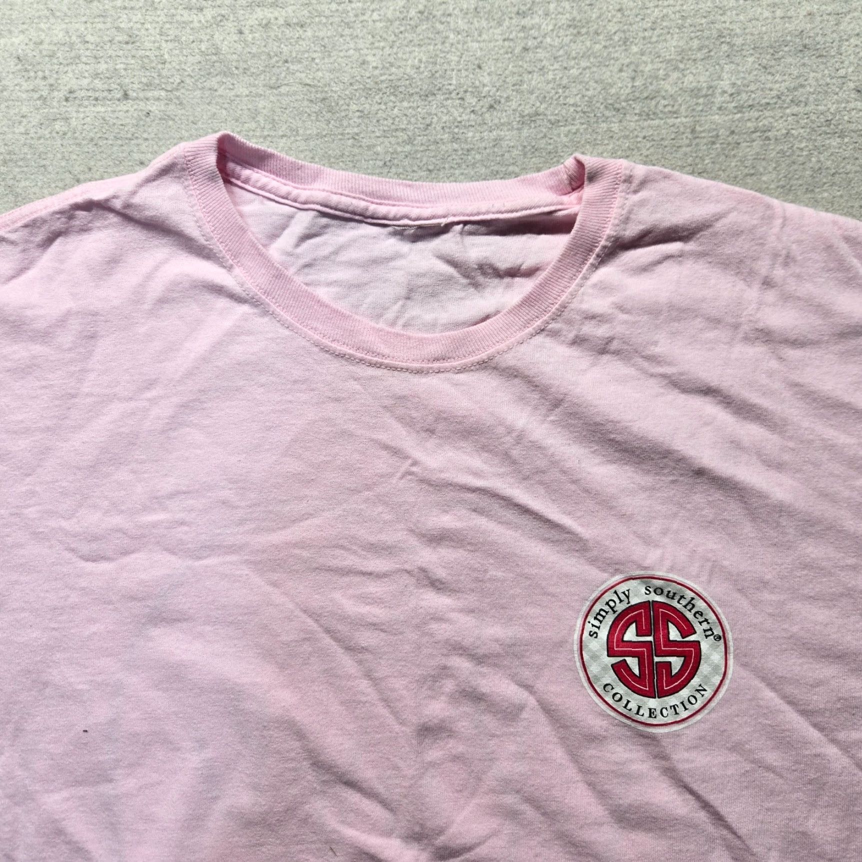 Vintage VINTAGE Simply Southern T-Shirt Long Sleeve Unisex Adults 2XL Pink Solid All Seasons Graphic Teacher Love School Size XXL / US 16-18 / IT 52-54 - 3 Thumbnail