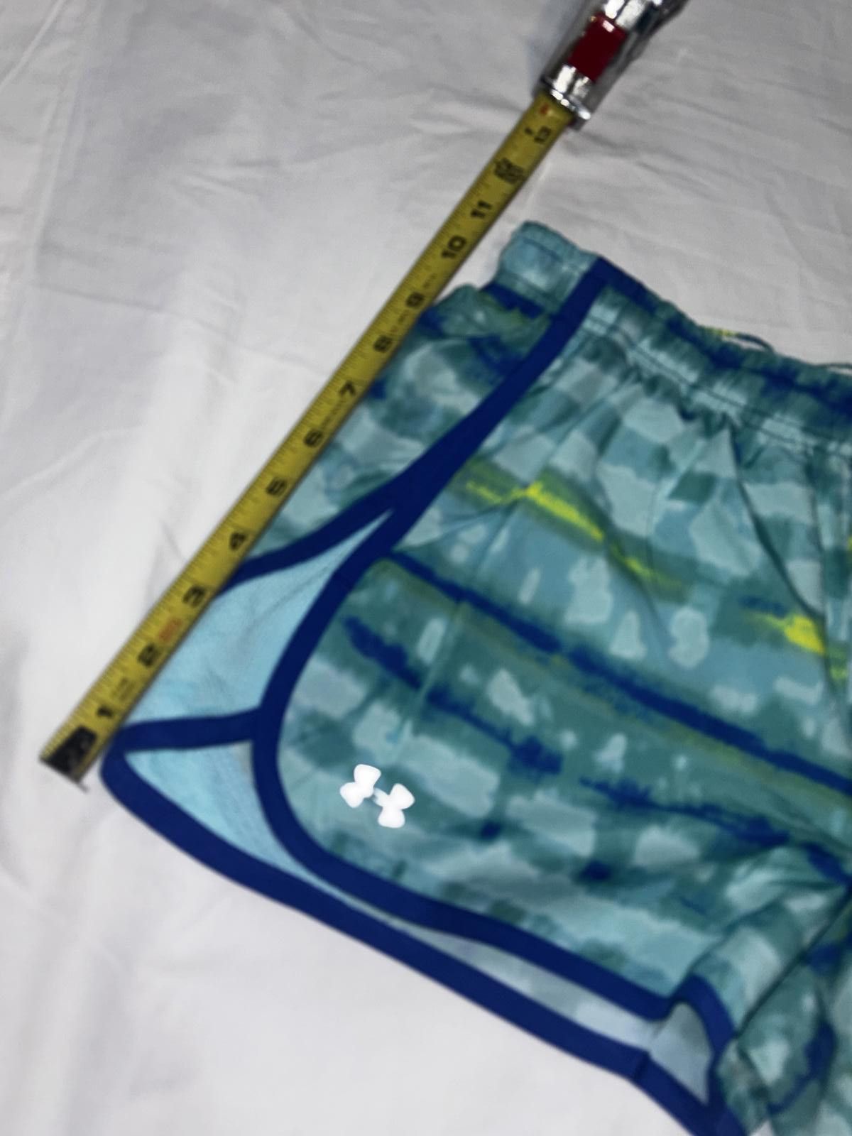 Under Armour Under Armour Womens Swim Shorts - Aqua Print, Size SM Size 28" / US 6 / IT 42 - 7 Thumbnail