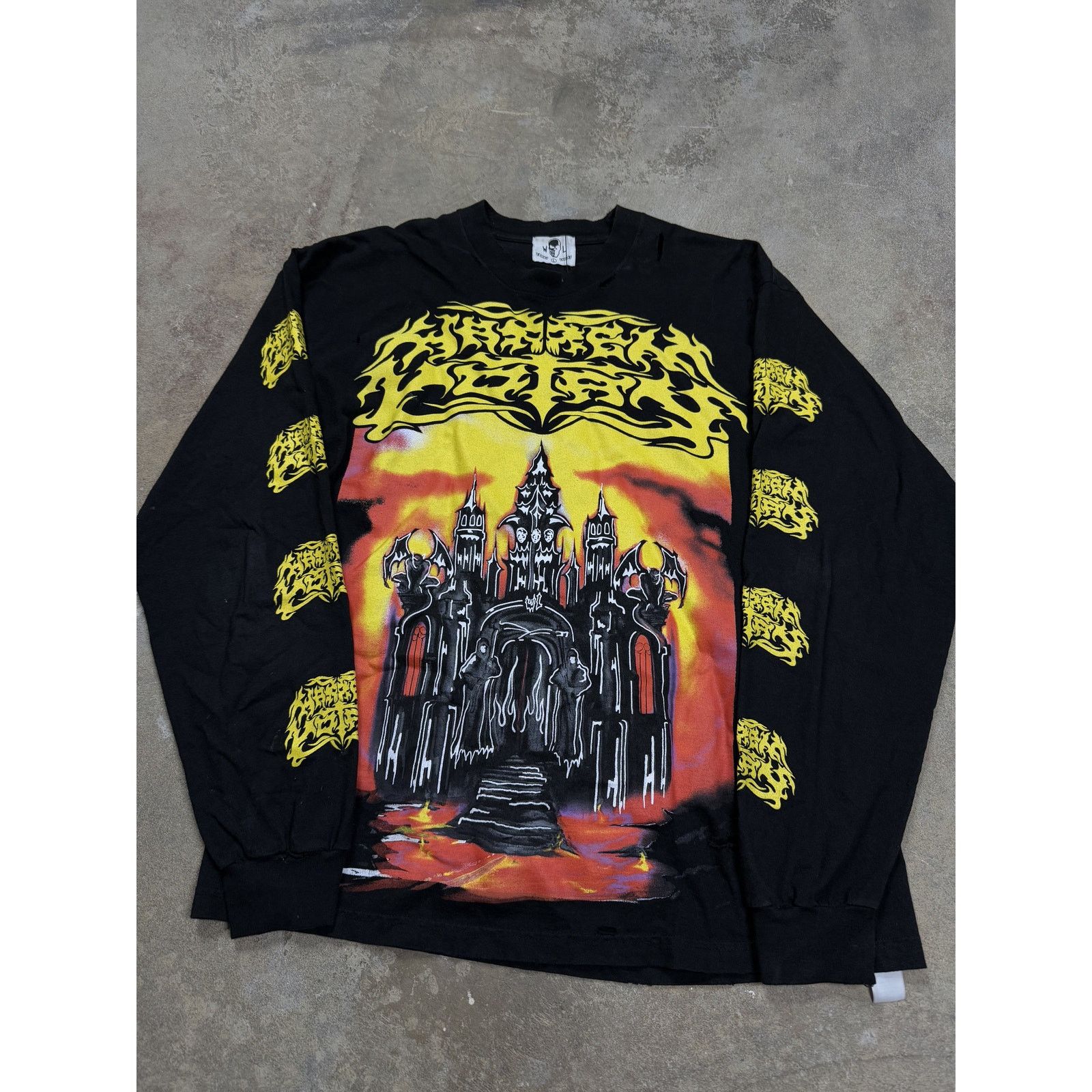 Warren Lotas Warren Lotas Yellow Red Flames LS Used Large Size US L / EU 52-54 / 3 - 1 Thumbnail
