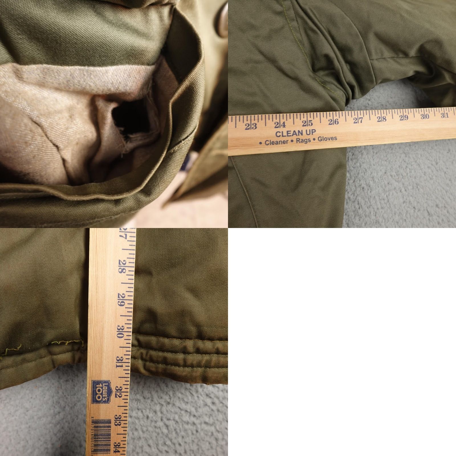 Vintage VINTAGE Nike Flight Coat Jacket Mens Large Green WW2 1940s Parka US Army Quilted Size US L / EU 52-54 / 3 - 10 Thumbnail