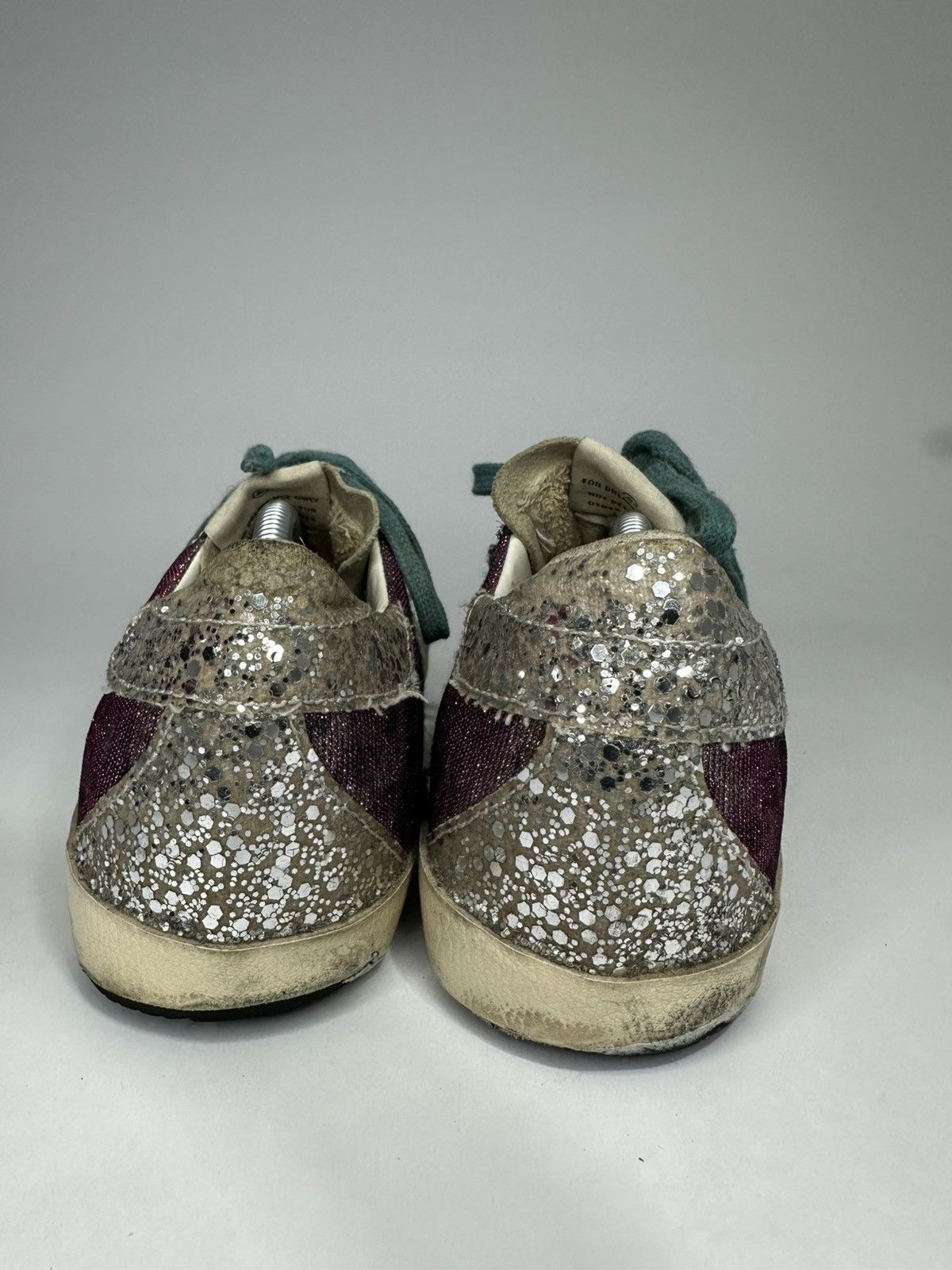 Golden Goose Golden Goose Superstar Glitter & Suede Multicolored Sneakers Size US 8 / IT 38 - 6 Thumbnail