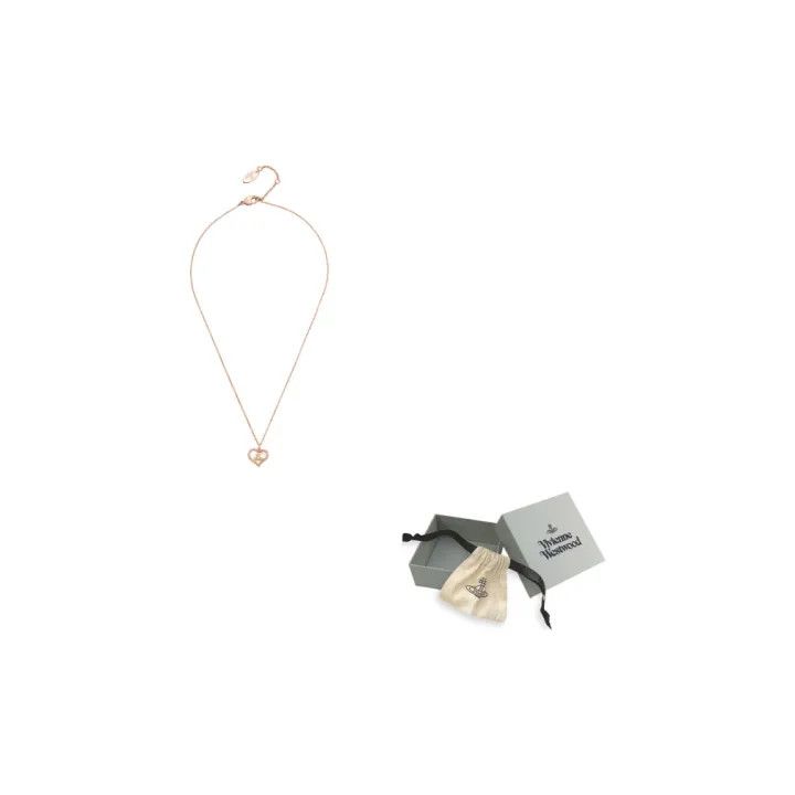 Vivienne Westwood Vivienne Westwood Petra Heart Pendant Necklace 0079 Size ONE SIZE - 1 Thumbnail