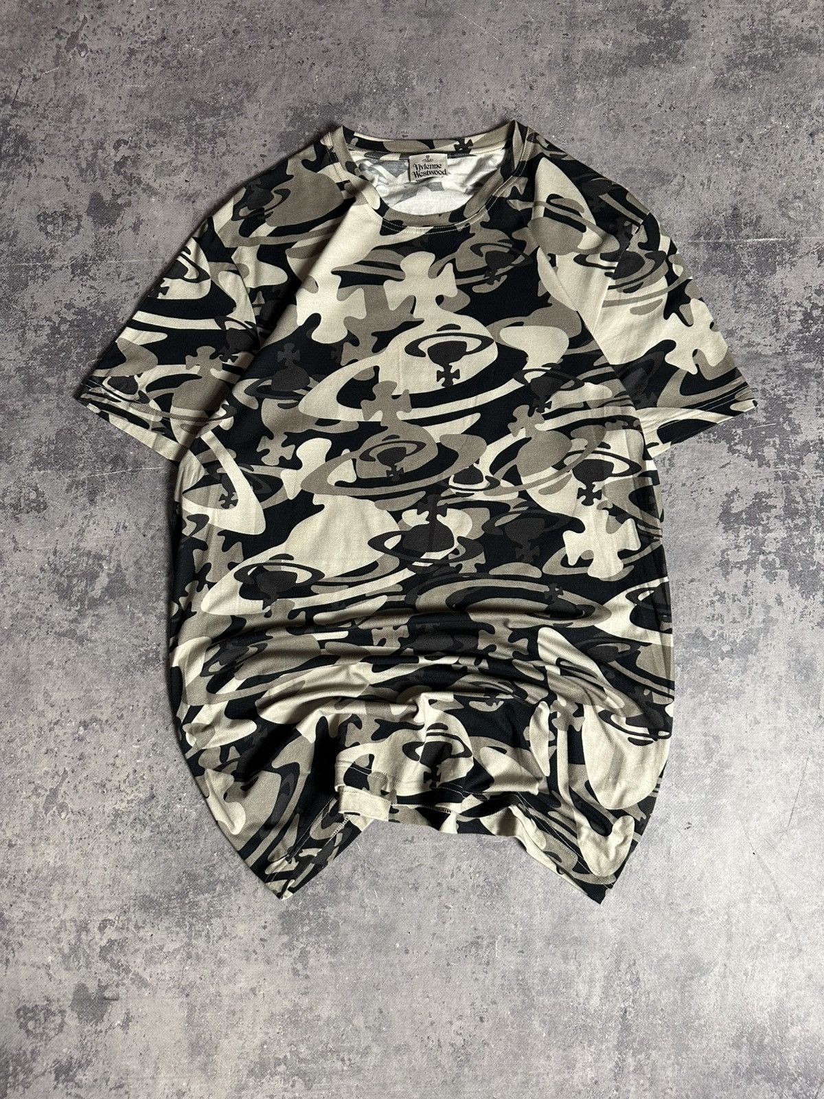 Vivienne Westwood One Size World's End Twisted Squiggle T-Shirt