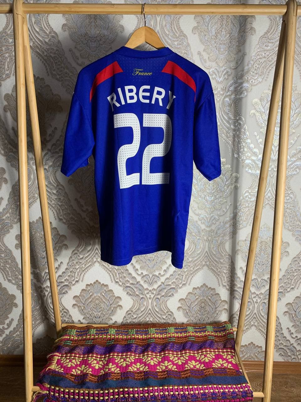 Vintage VERY RARE RIBÉRY FRANCE SOCCER JERSEY BLOKECORE RETRO Y2K Size US XL / EU 56 / 4 - 1 Thumbnail