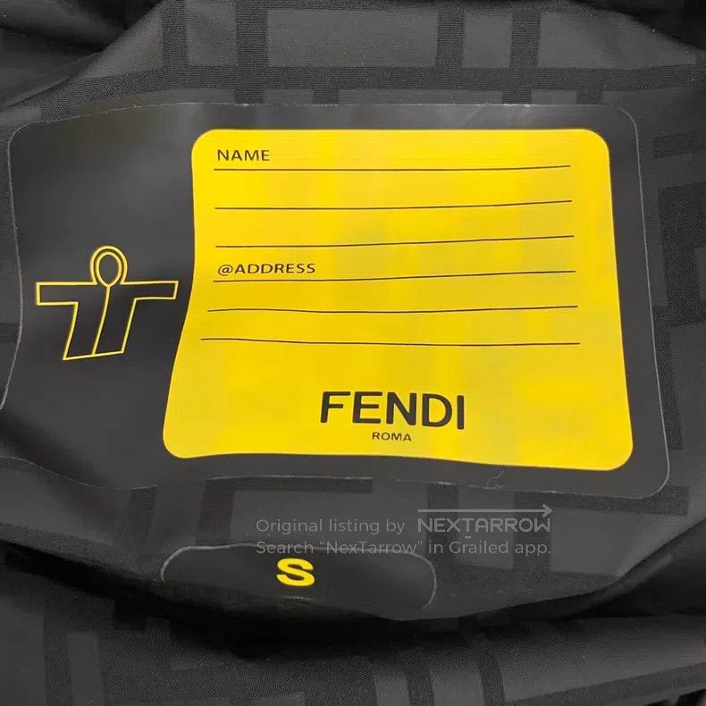 Fendi Fendi Black Monogram Printed Double-Sided Wearable Zip-Up Size S / US 4 / IT 40 - 5 Thumbnail