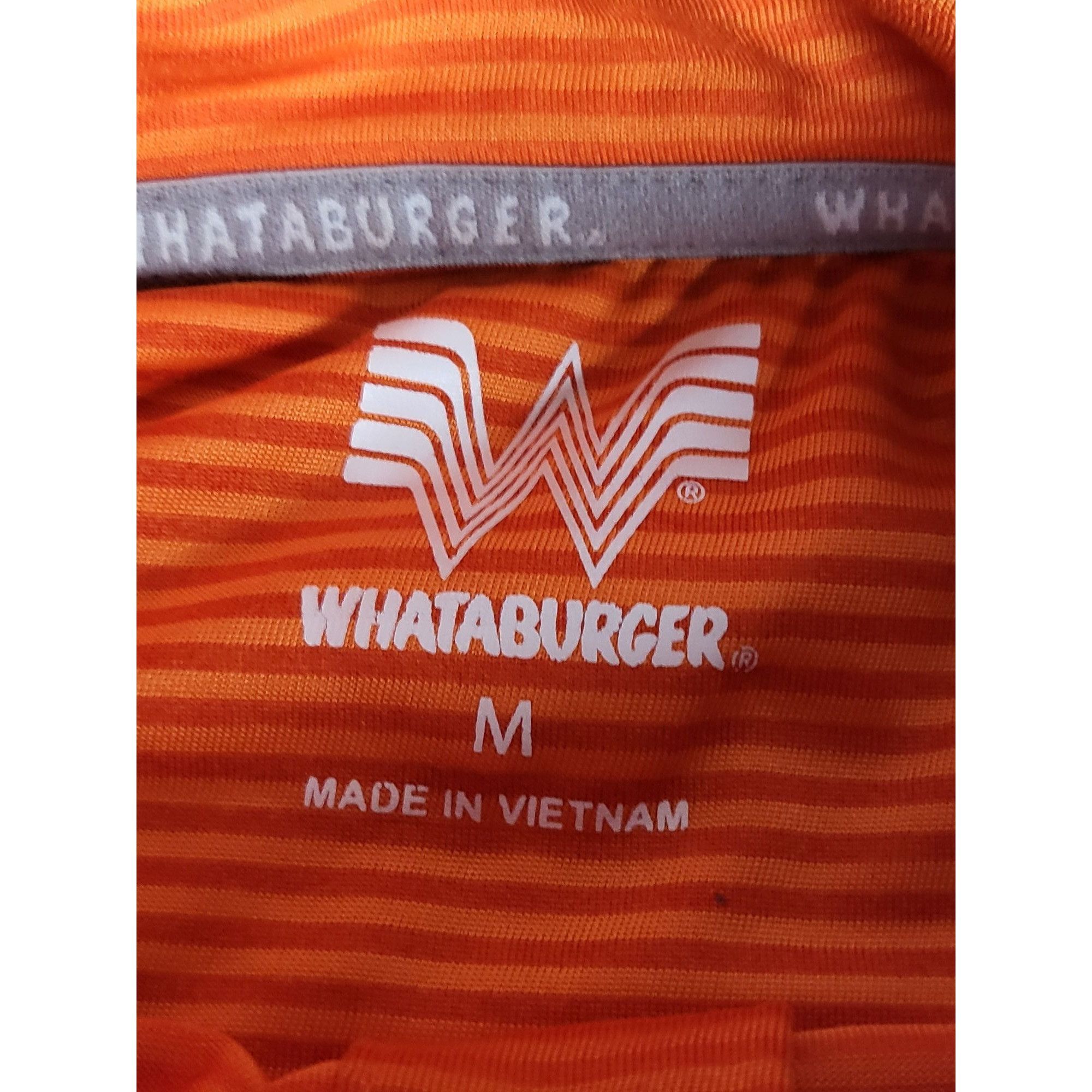 Uniform Wares Whataburger Men's Collared Polo Sz M Uniform Orange Striped Size US M / EU 48-50 / 2 - 6 Thumbnail