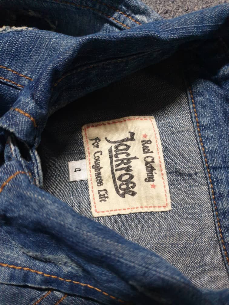 JACKROSE Jack Rose distressed denim western shirt Size US M / EU 48-50 / 2 - 3 Thumbnail