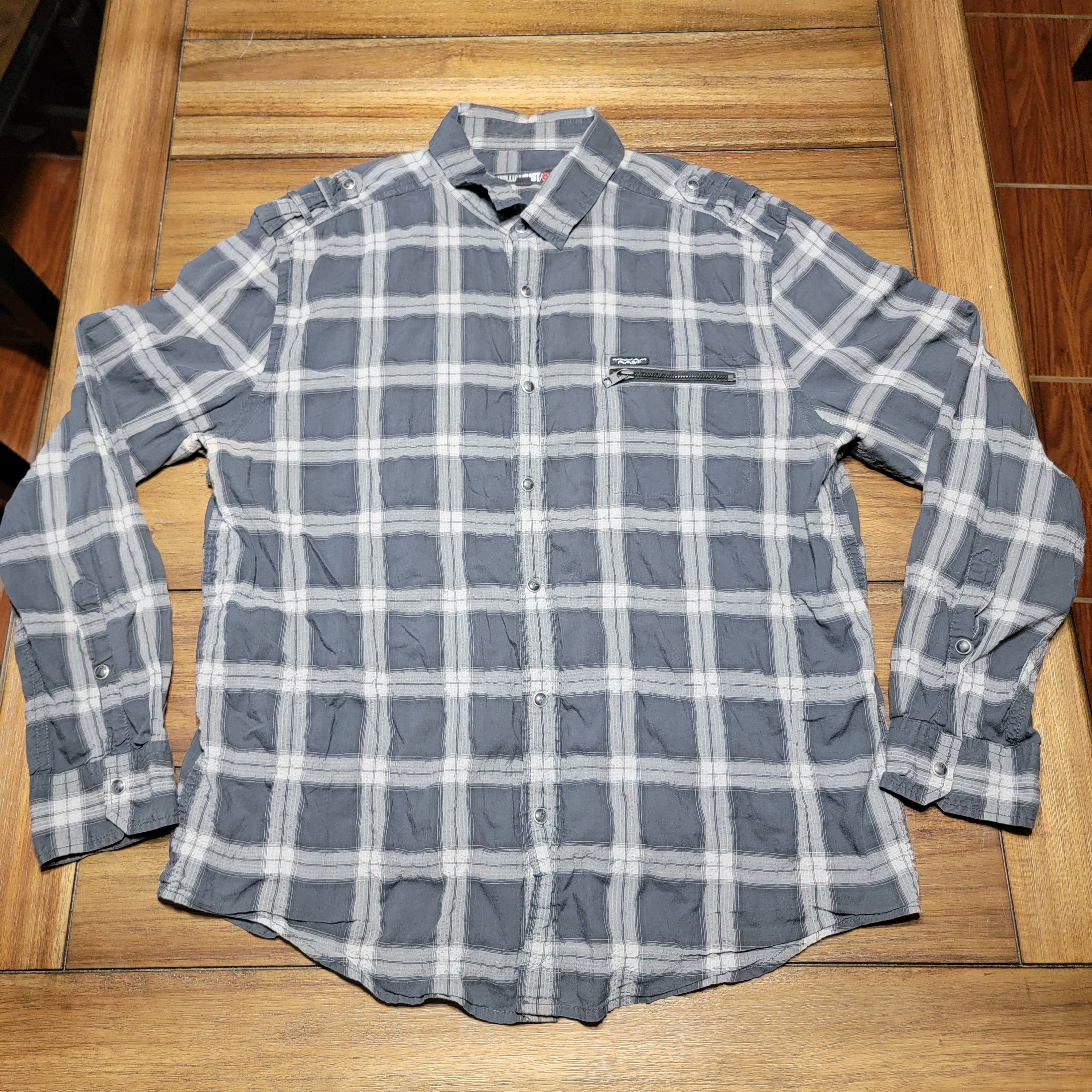William Rast William Rast LS Pearl Snap Plaid Shirt - Size XL Size US XL / EU 56 / 4 - 1 Thumbnail