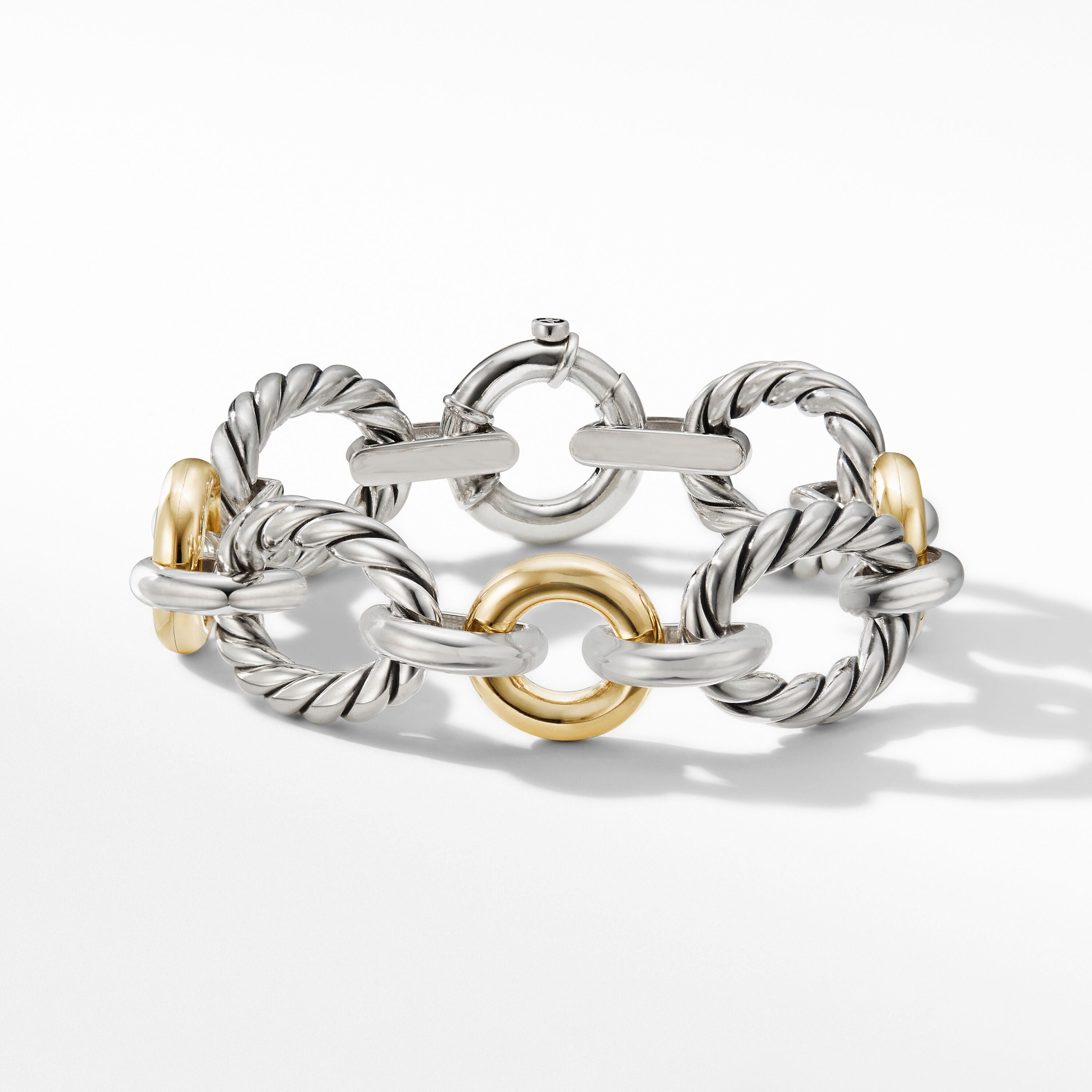 David Yurman o1w1db10325 Bracelet in Sterling Silver with 18K Yellow Gold Size ONE SIZE - 1 Thumbnail