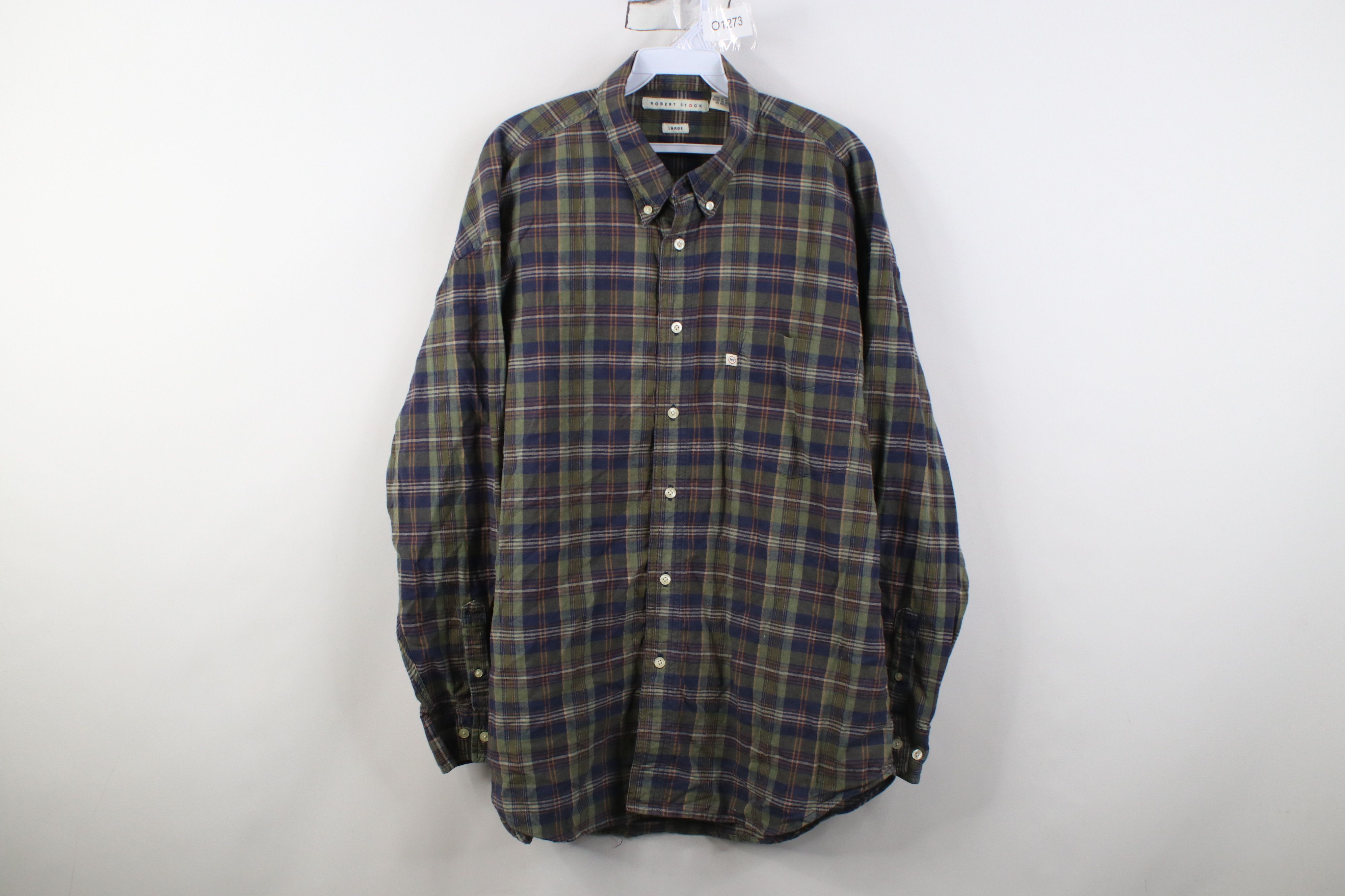 Vintage Vintage 90s Streetwear Collared Button Down Shirt Plaid Size US L / EU 52-54 / 3 - 1 Thumbnail