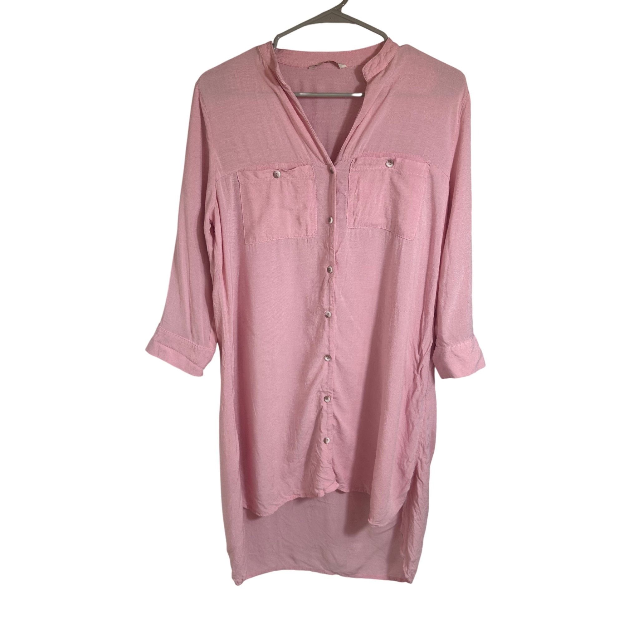 C&A Button down shirt dress Pink Size Medium Size M / US 6-8 / IT 42-44 - 1 Thumbnail