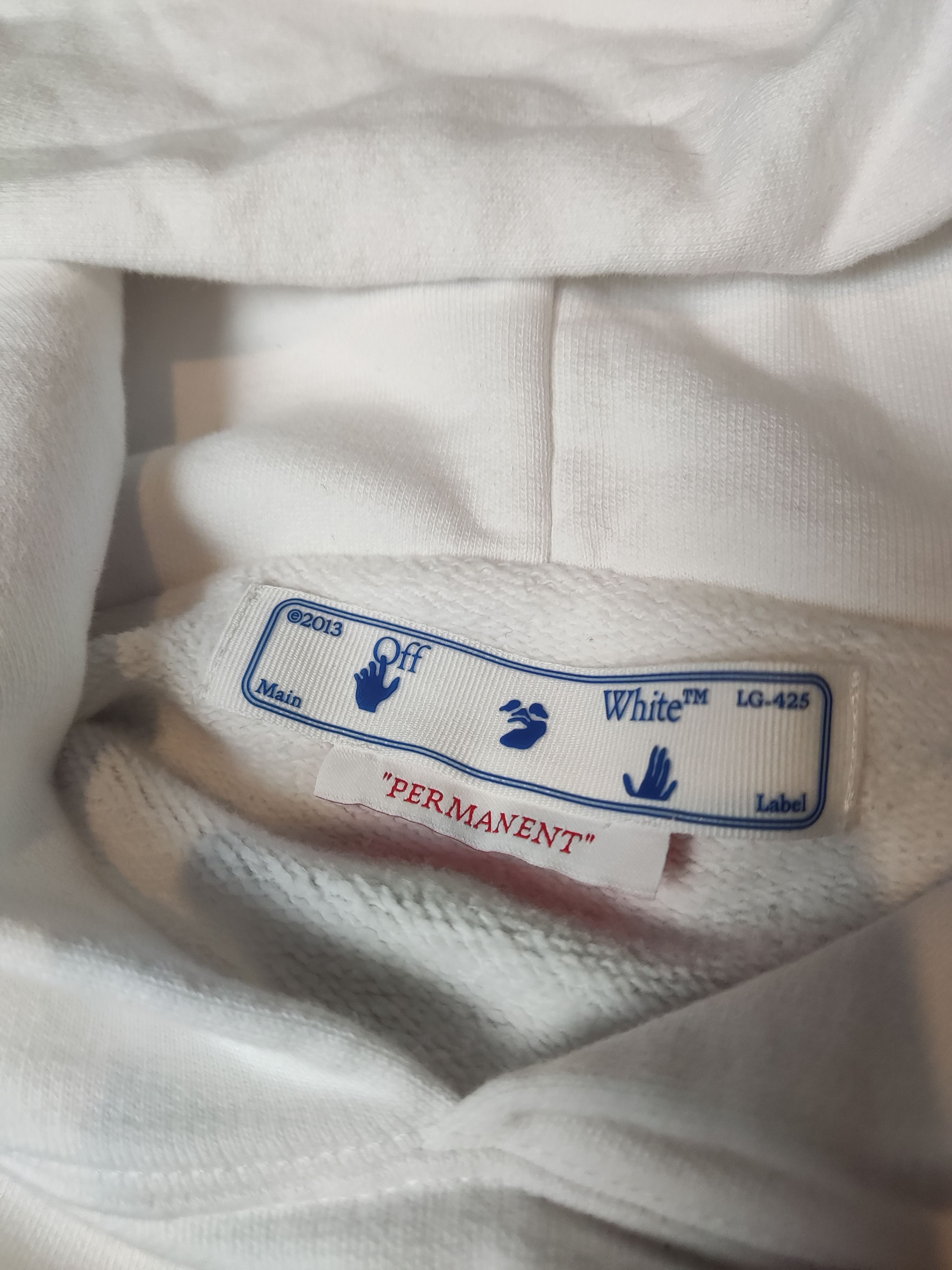 Off-White Off white Helvetica oversized hoodie diag arrow print stripe Size US XXL / EU 58 / 5 - 16 Thumbnail