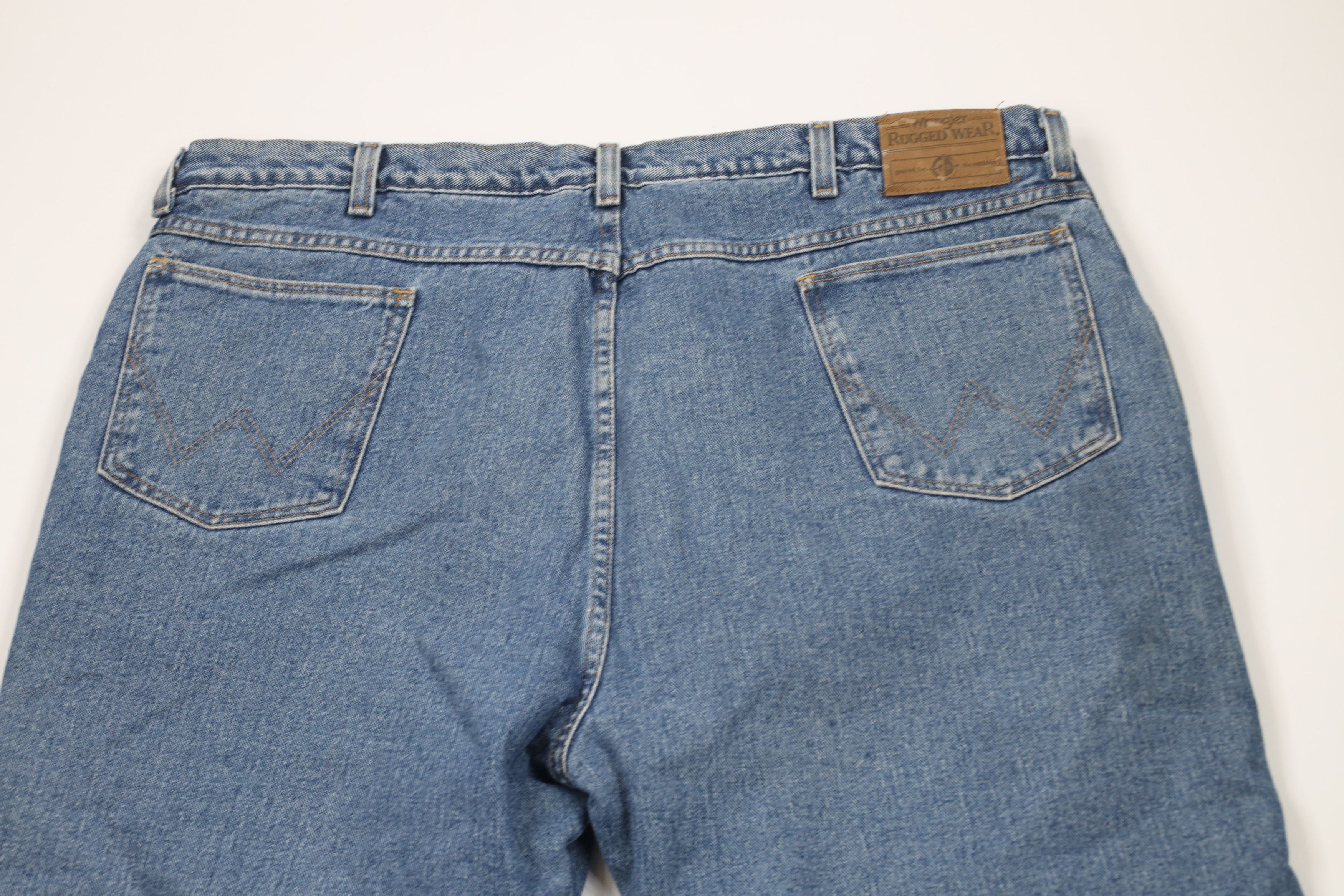 Vintage × Wrangler Vintage Wrangler Heavyweight Fleece Lined Denim Jeans Size US 44 / EU 60 - 8 Thumbnail