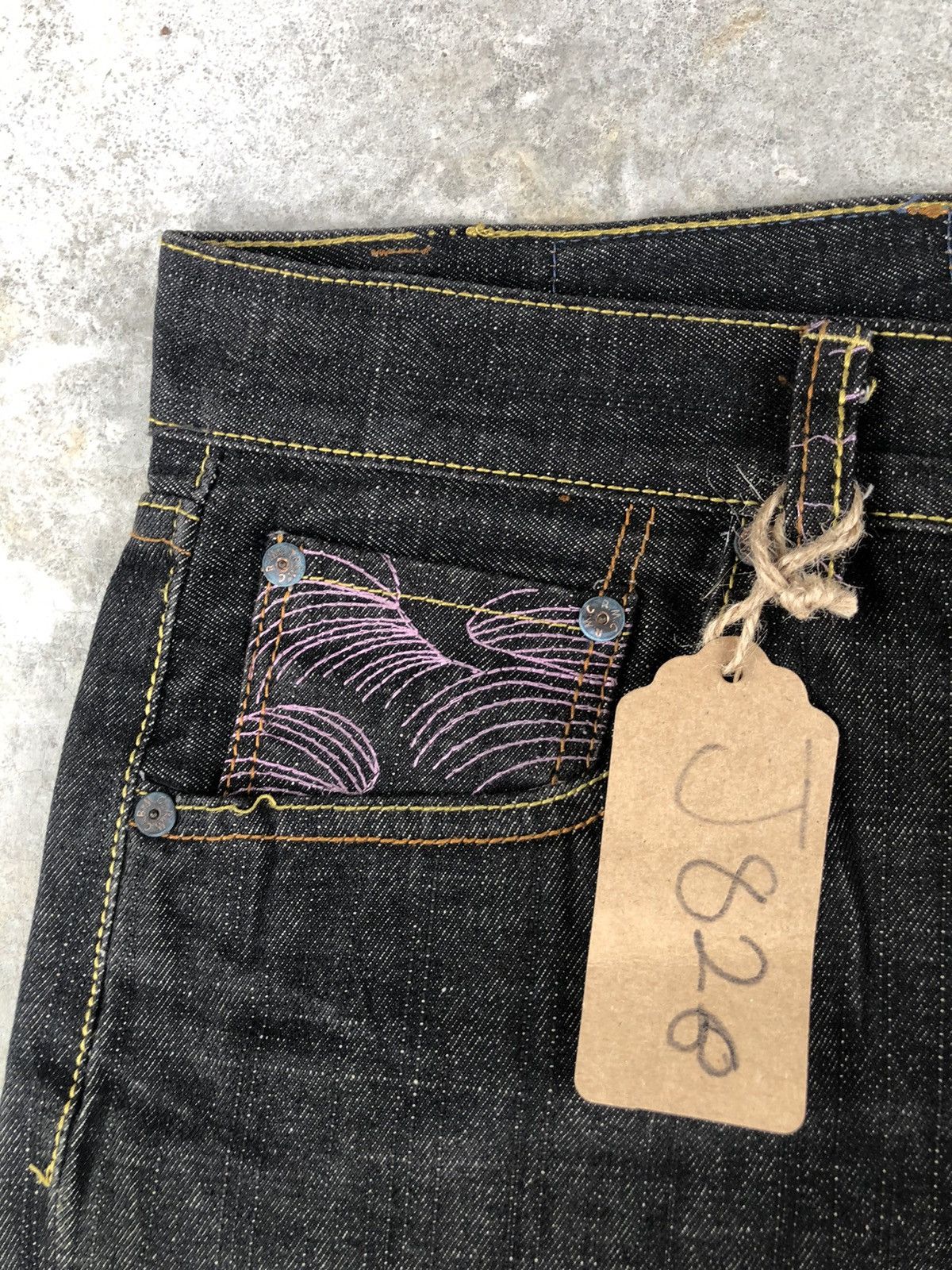 RMC Jeans Red Monkey Company Embroidered Jeans Distressed Size US 36 / EU 52 - 15 Thumbnail