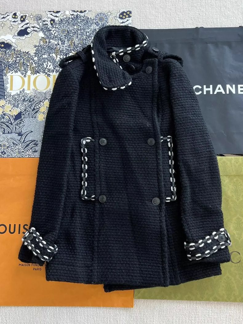Chanel chanel Knitted coat Size S / US 4 / IT 40 - 2 Thumbnail