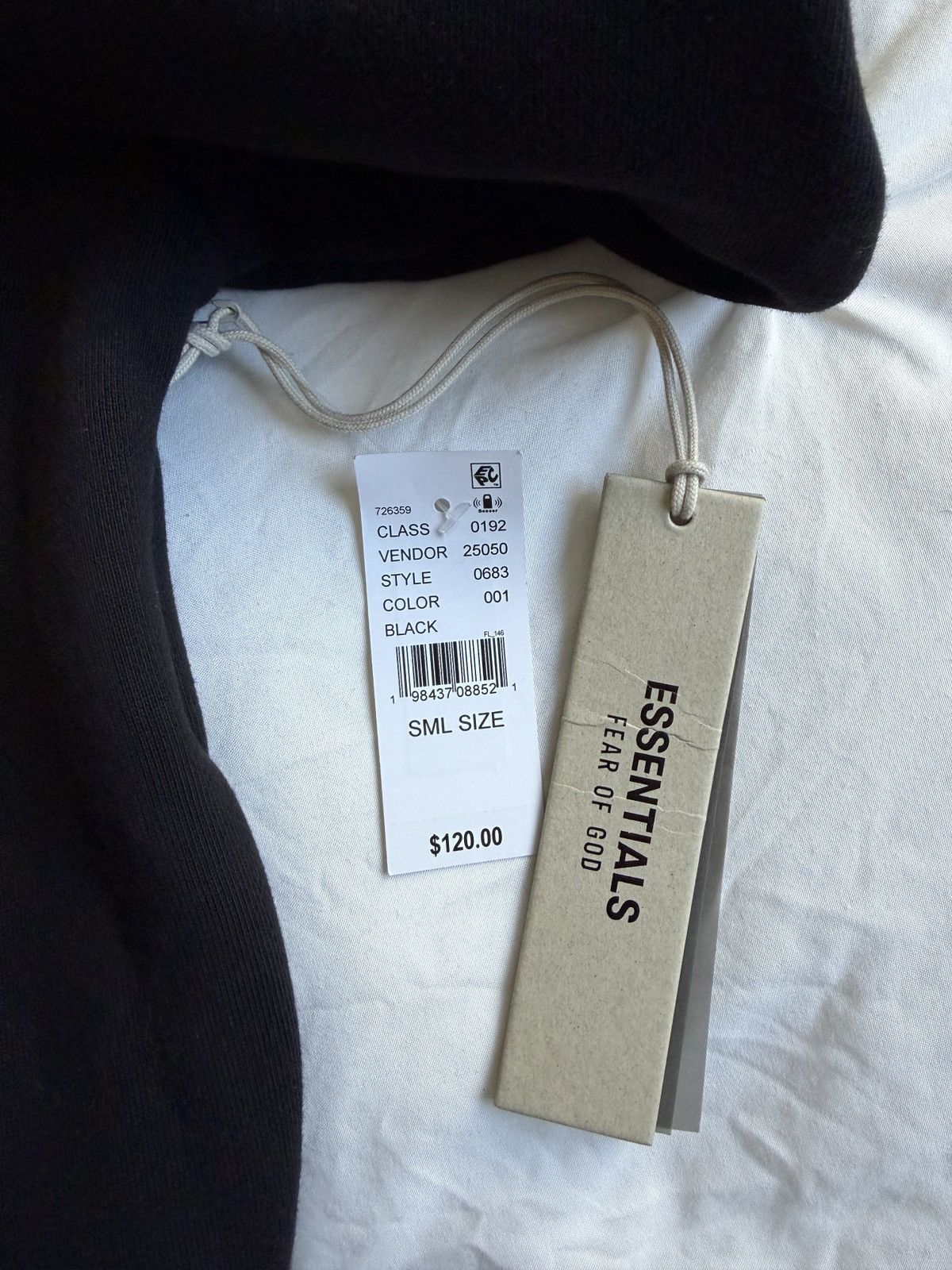Fear of God Fear of God Essentials State Hoodie Black Size US S / EU 44-46 / 1 - 3 Thumbnail